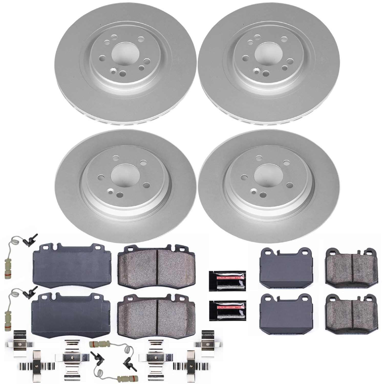 Power Stop 00-01 Mercedes-Benz ML430 Front & Rear Z23 Evolution Sport Coated Brake Kit
