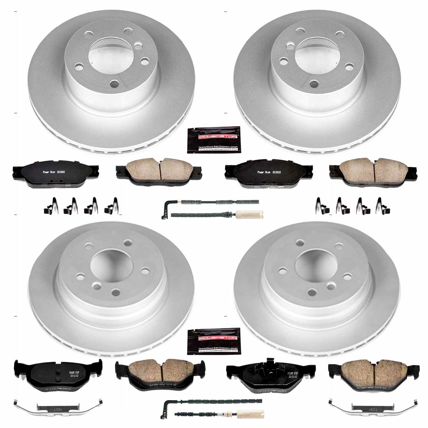Power Stop 2006 BMW 325xi Front & Rear Z23 Evolution Sport Coated Brake Kit