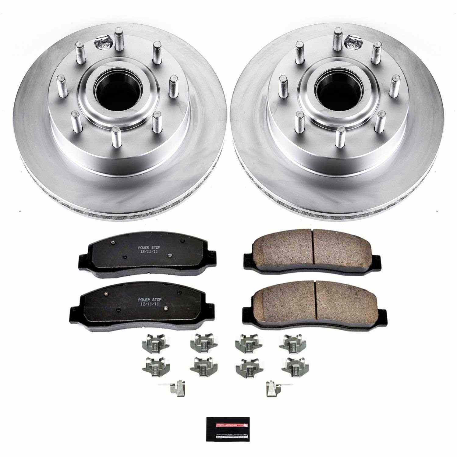 Power Stop 10-11 Ford F-350 Super Duty Front Z17 Coated Brake Kit