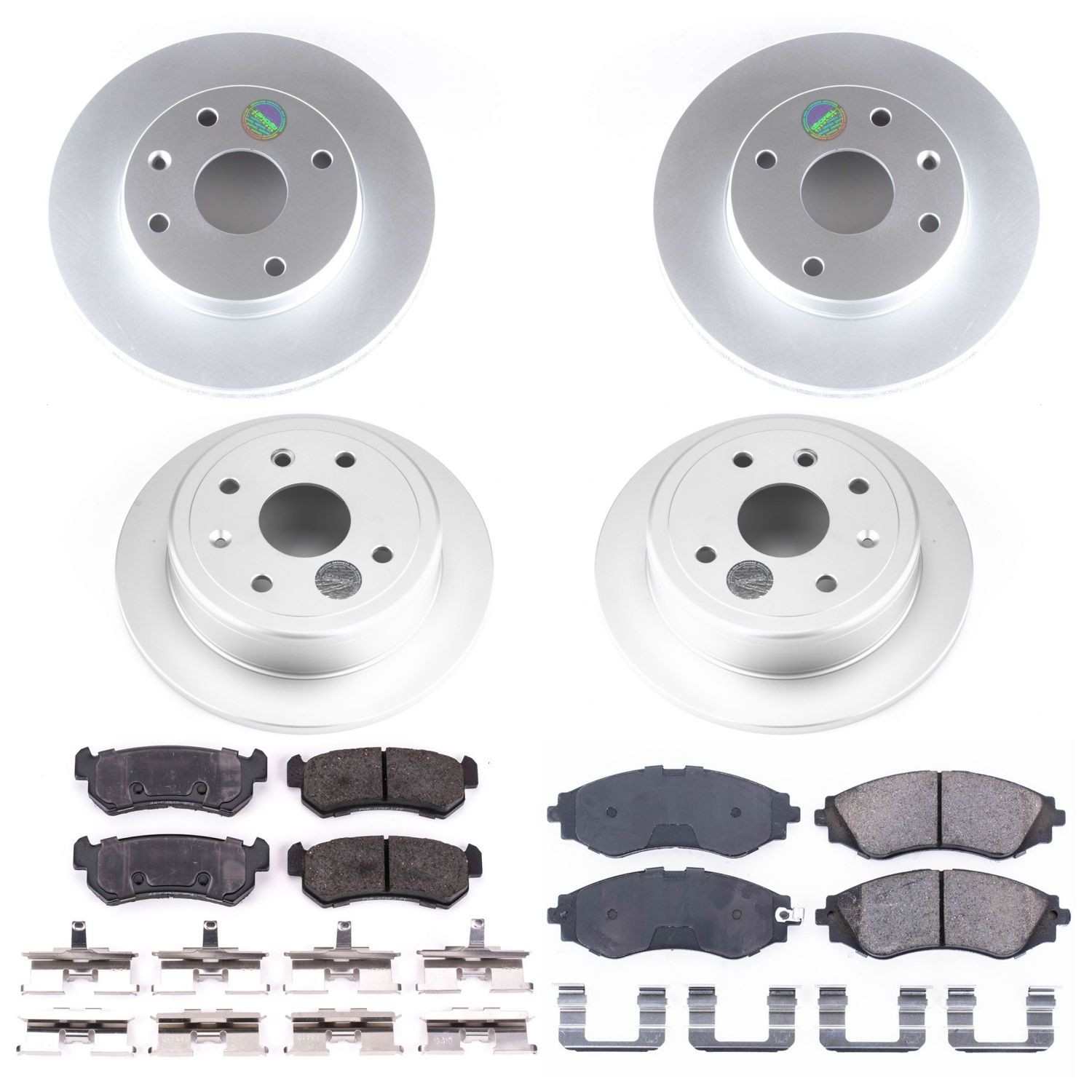 Power Stop 04-06 Suzuki Forenza Front & Rear Z17 Evolution Geomet Coated Brake Kit