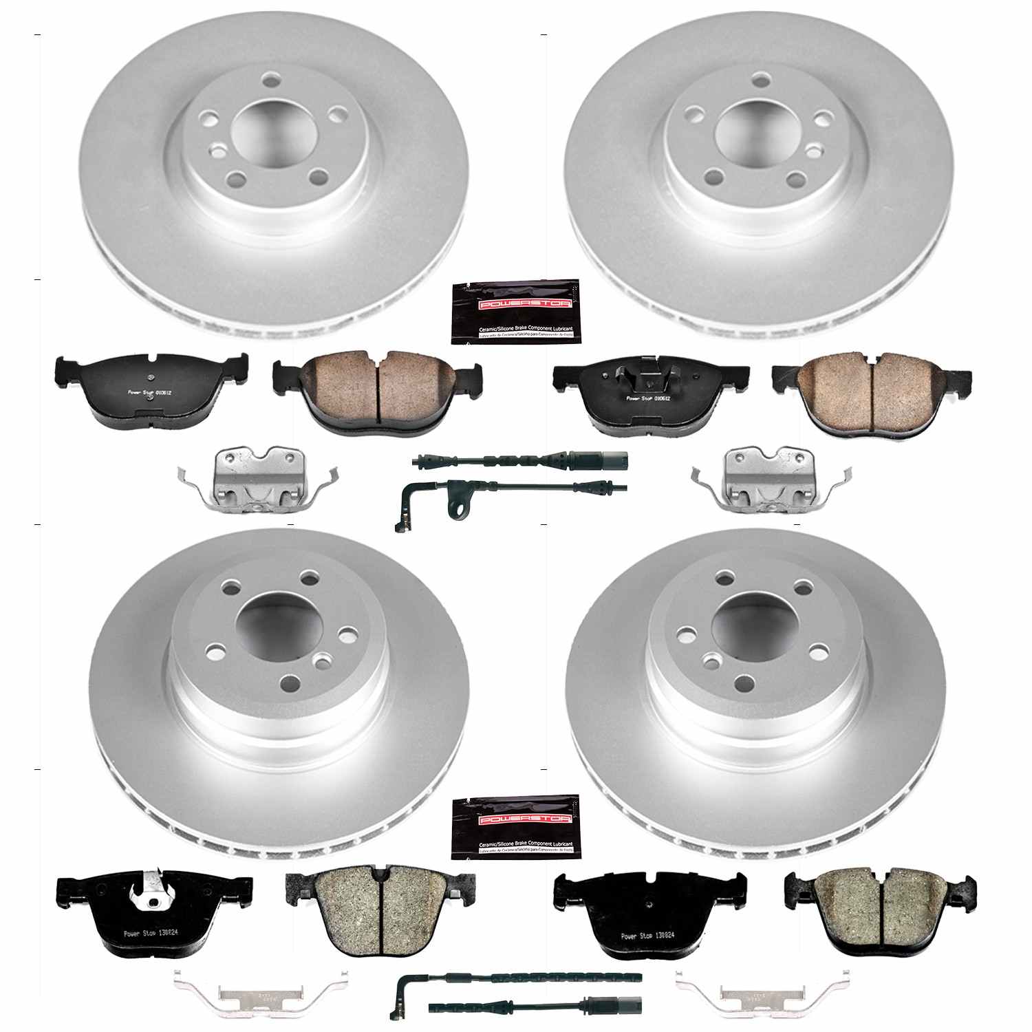 Power Stop 07-10 BMW X5 Front & Rear Z23 Evolution Sport Coated Brake Kit