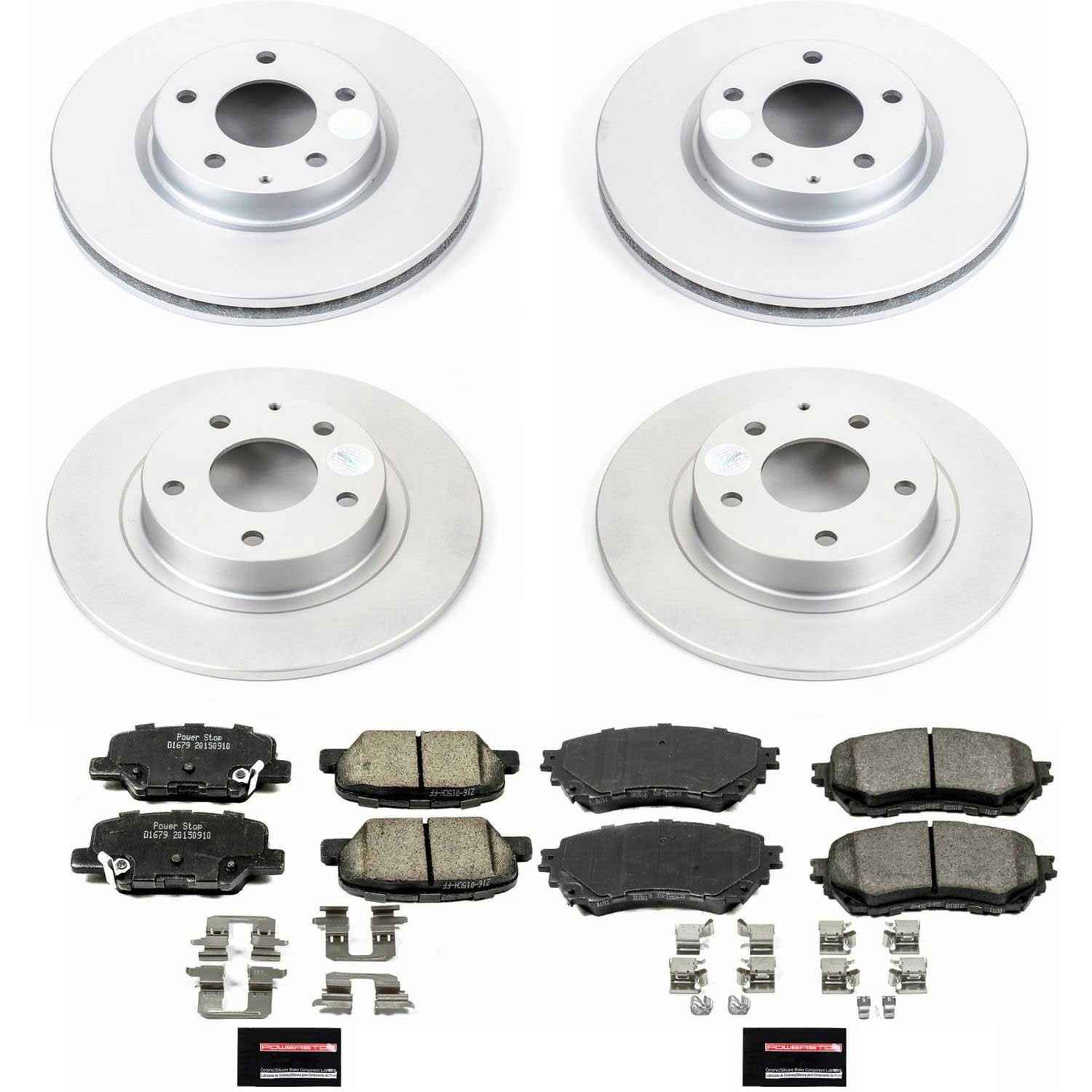 Power Stop 14-15 Mazda 6 Front & Rear Z17 Evolution Geomet Coated Brake Kit