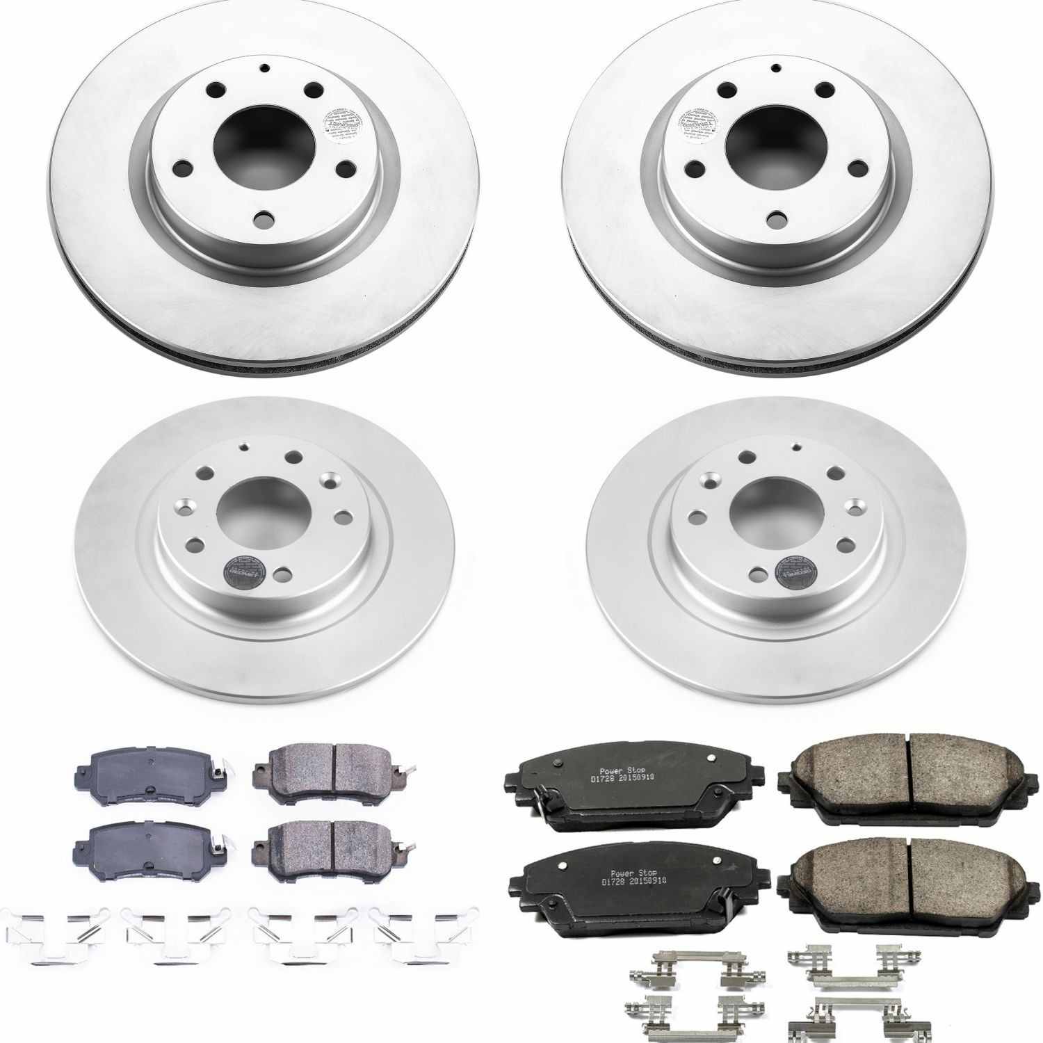 Power Stop 16-18 Mazda CX-3 Front & Rear Z17 Evolution Geomet Coated Brake Kit