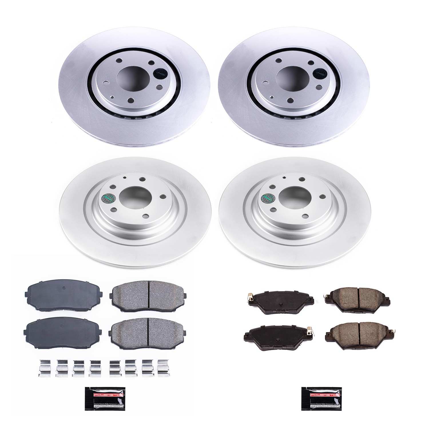 Power Stop 16-18 Mazda CX-9 Front & Rear Z17 Evolution Geomet Coated Brake Kit
