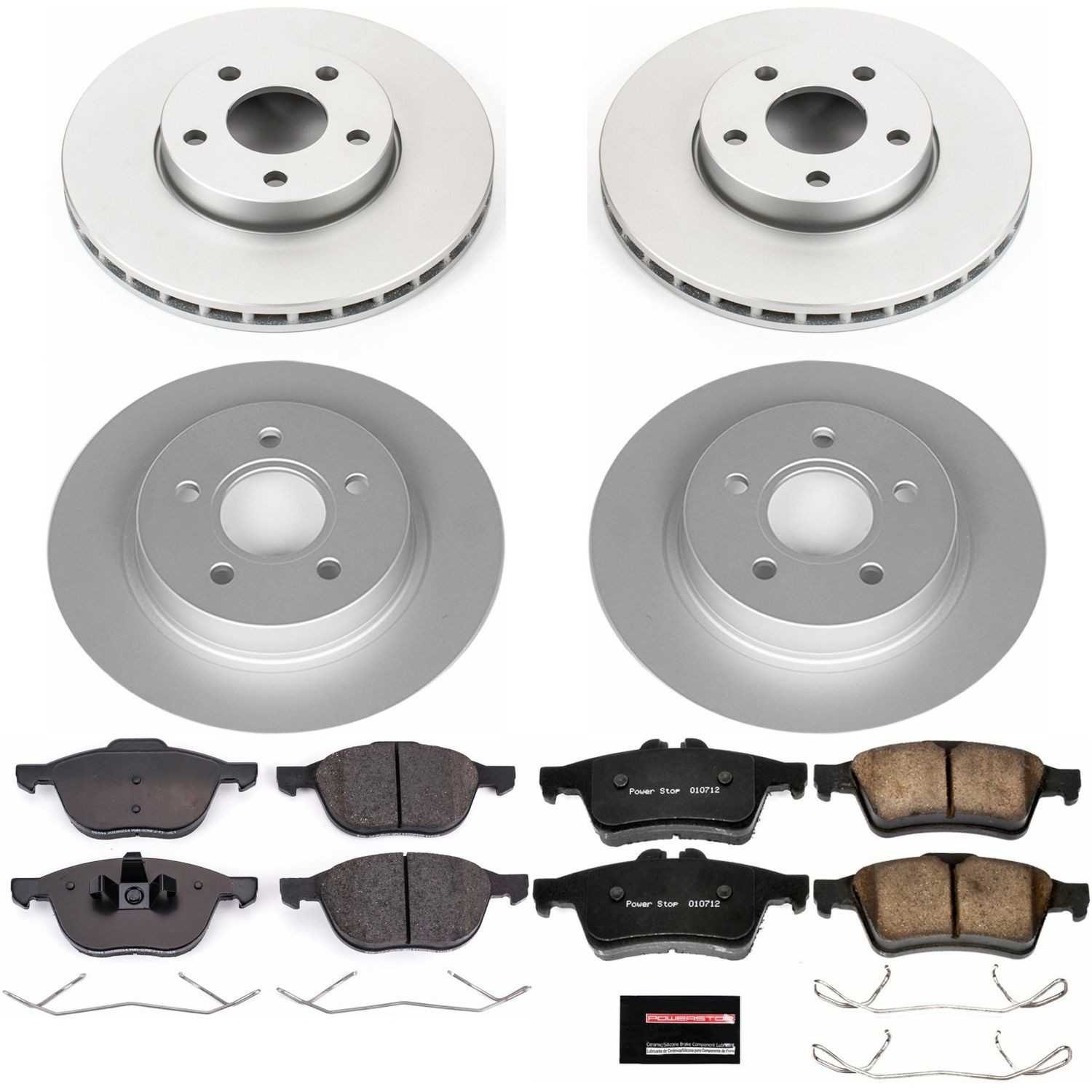 Power Stop 12-13 Volvo C30 Front & Rear Z23 Evolution Sport Coated Brake Kit