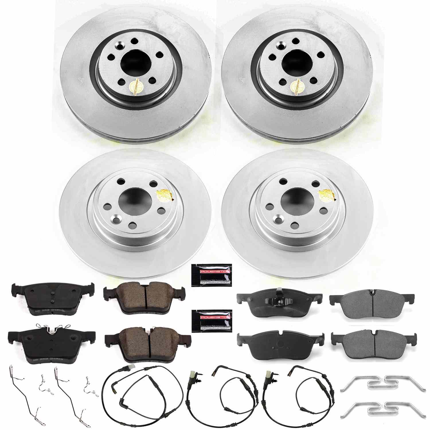 Power Stop 15-17 Land Rover Discovery Sport Front & Rear Z23 Evolution Sport Coated Brake Kit