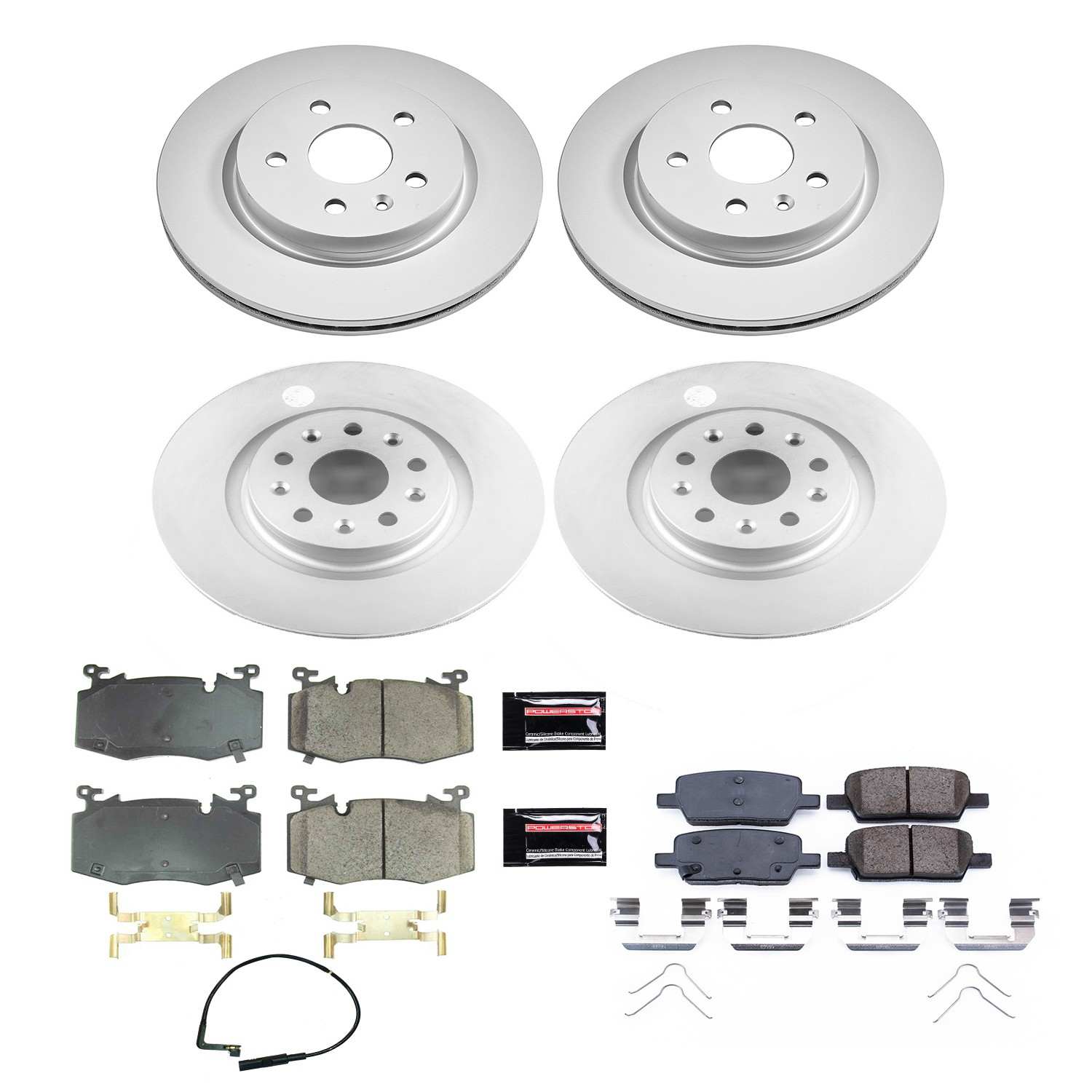 Power Stop 2019 Cadillac CT6 Front & Rear Z17 Evolution Geomet Coated Brake Kit