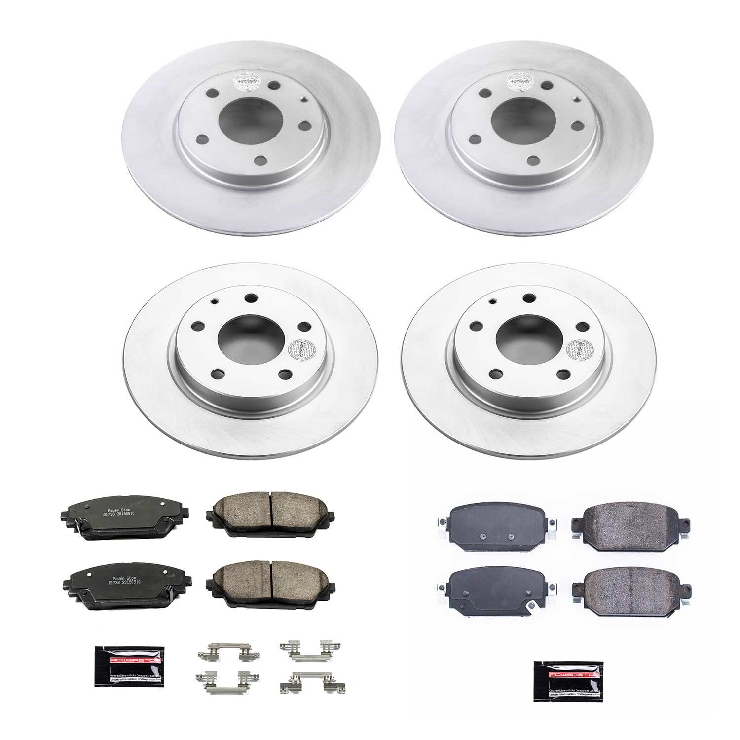 Power Stop 2019 Mazda CX-3 Front & Rear Z17 Evolution Geomet Coated Brake Kit