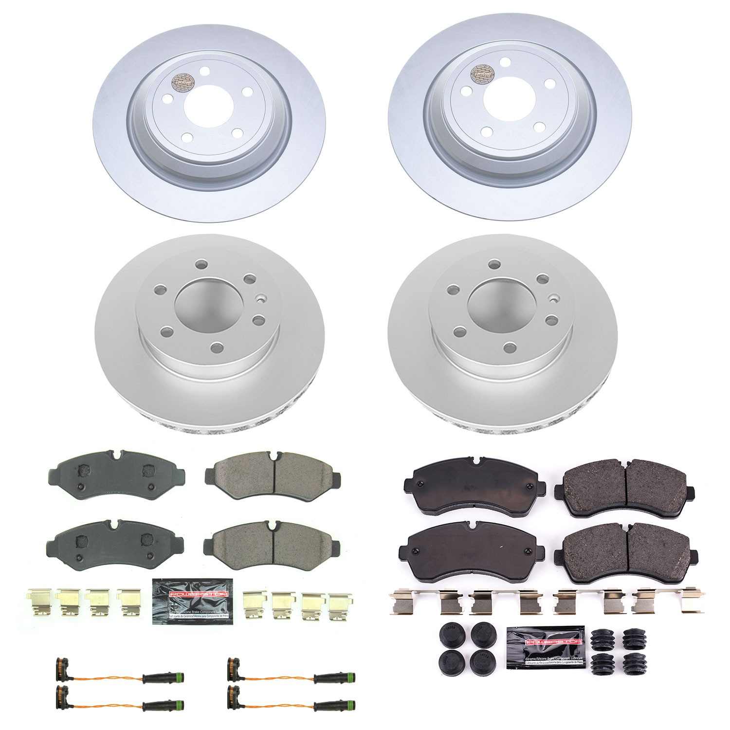 Power Stop 2020 Mercedes-Benz Sprinter 3500 Front & Rear Z23 Evolution Sport Coated Brake Kit