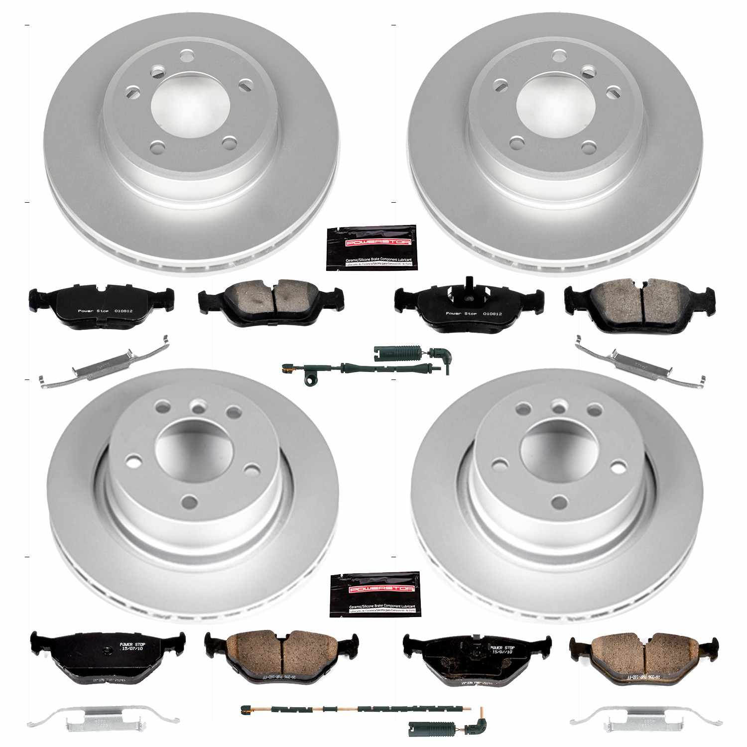 Power Stop 03-08 BMW Z4 Front & Rear Z23 Evolution Sport Coated Brake Kit