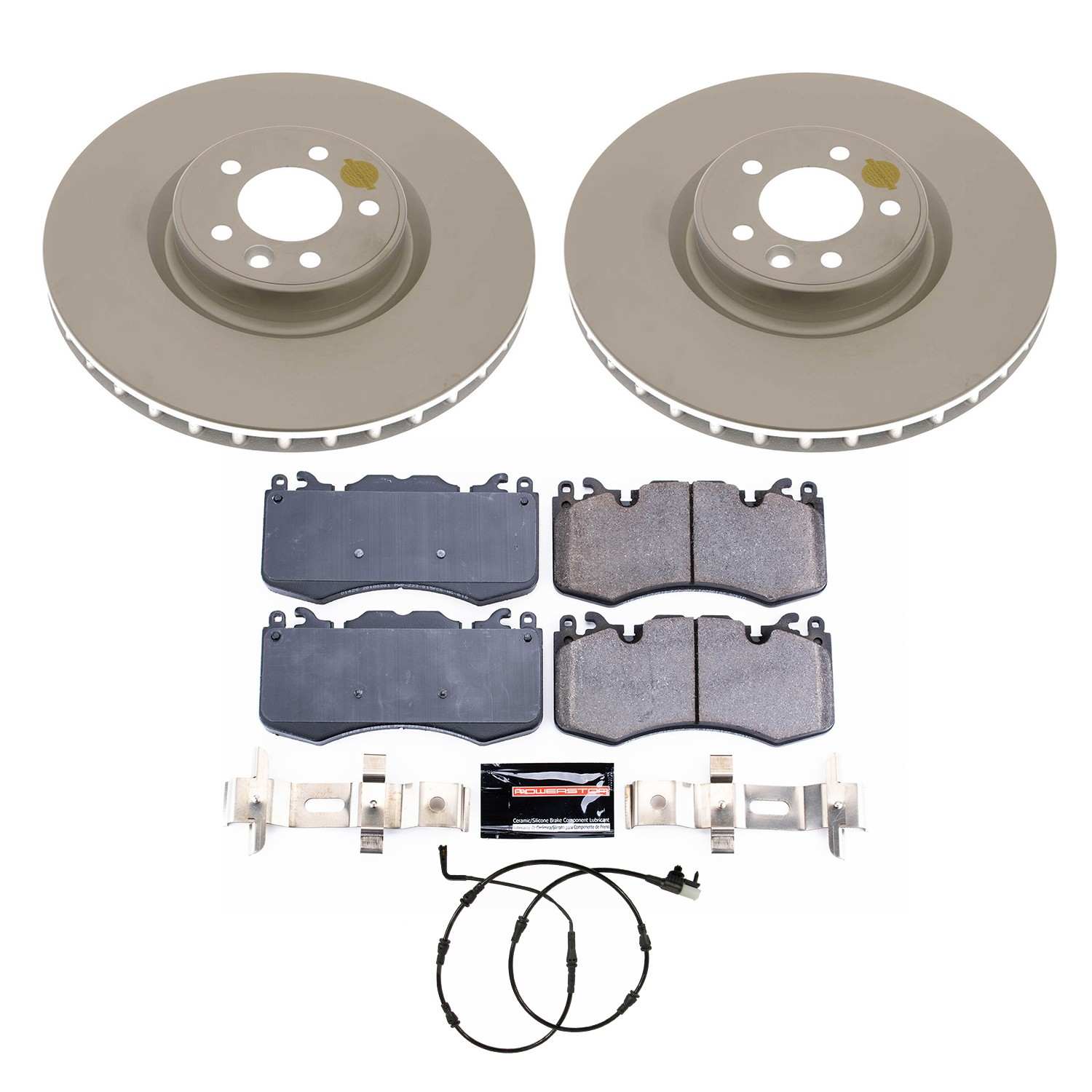 Power Stop 18-19 Land Rover Range Rover Sport Front Z23 Coated Brake Kit