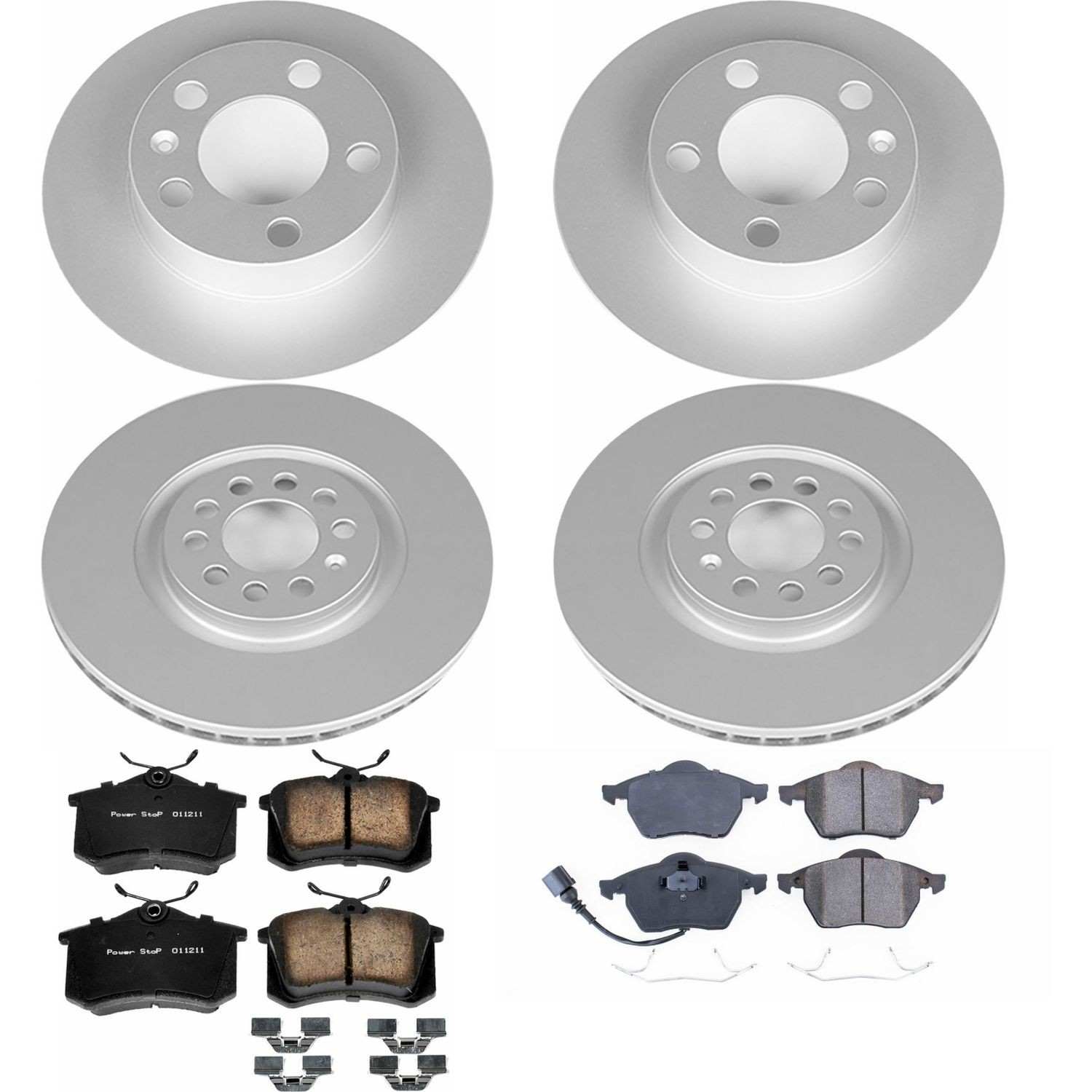 Power Stop 99-06 Audi TT Front & Rear Z23 Evolution Sport Coated Brake Kit