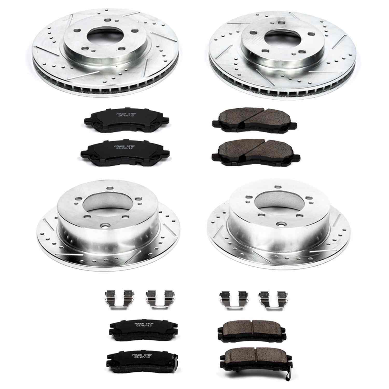 Power Stop 05-06 Nissan Altima Front & Rear Z23 Evolution Sport Brake Kit