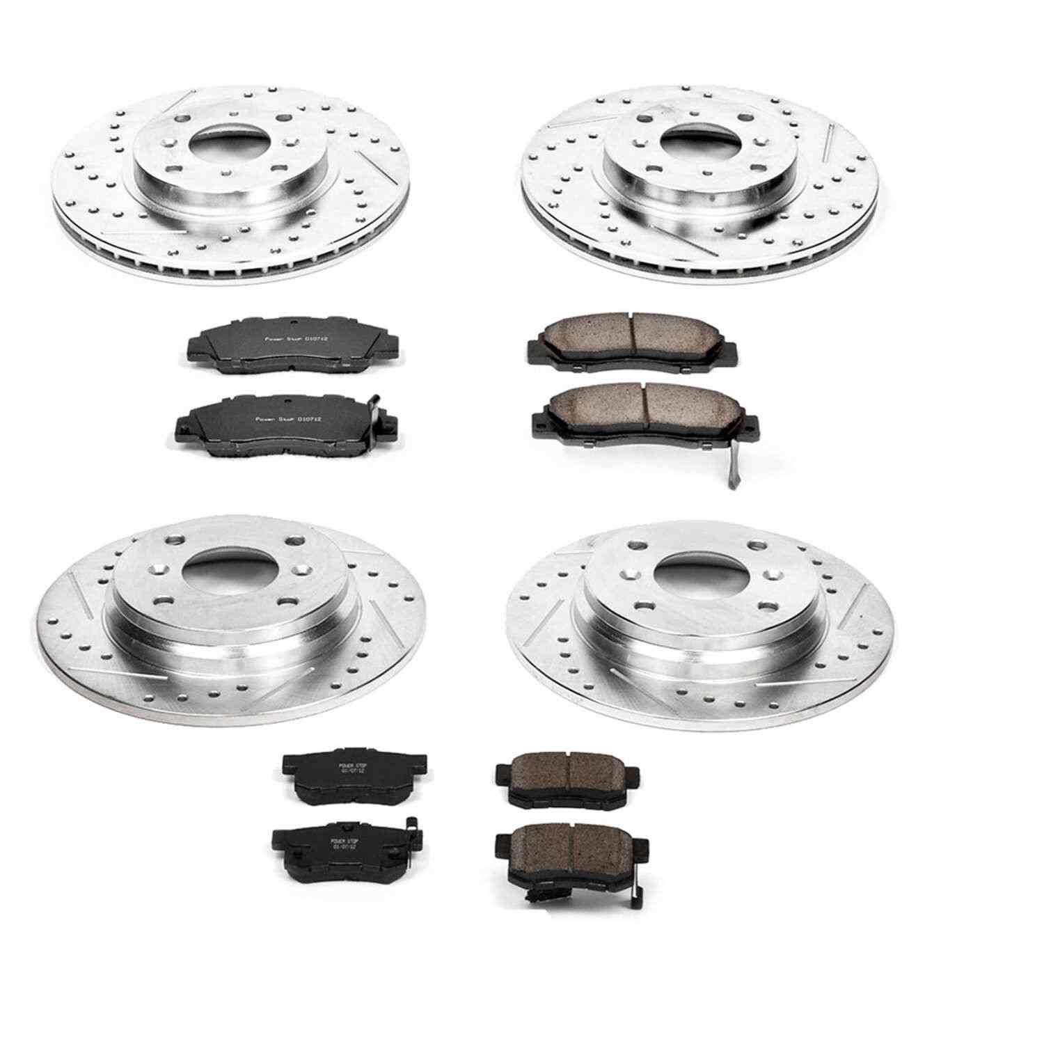 Power Stop 93-96 Honda Prelude Front & Rear Z23 Evolution Sport Brake Kit