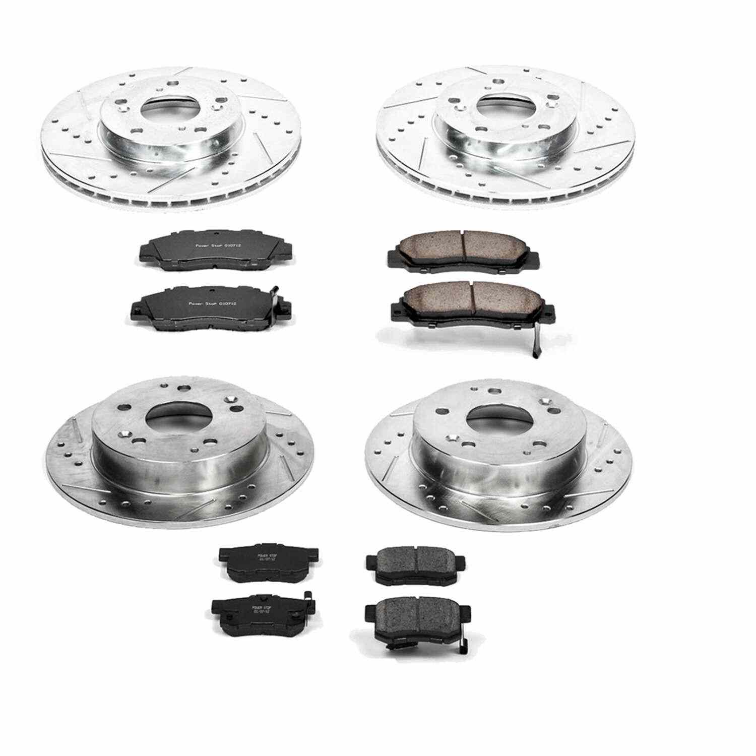Power Stop 98-02 Honda Accord Front & Rear Z23 Evolution Sport Brake Kit