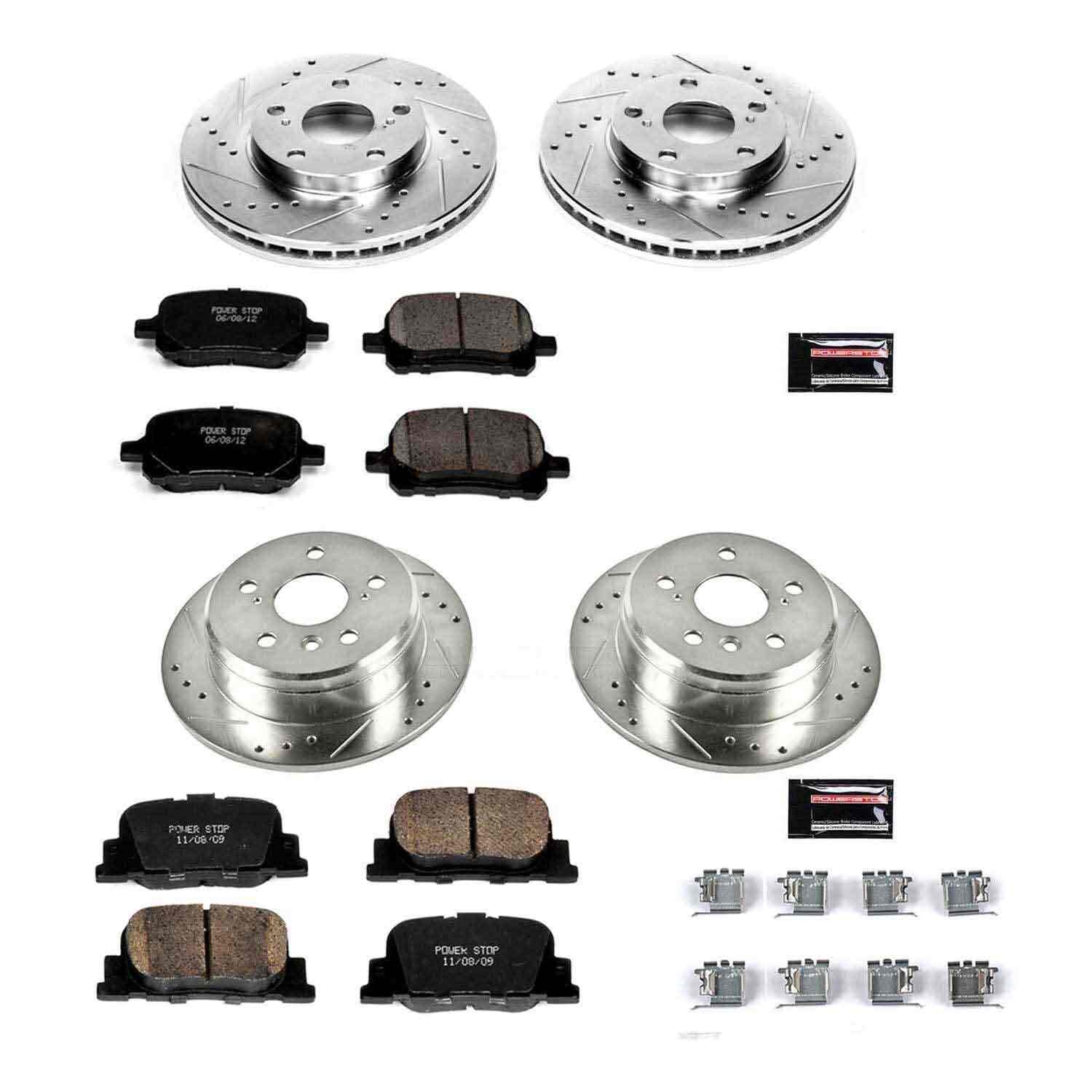 Power Stop 00-01 Lexus ES300 Front & Rear Z23 Evolution Sport Brake Kit