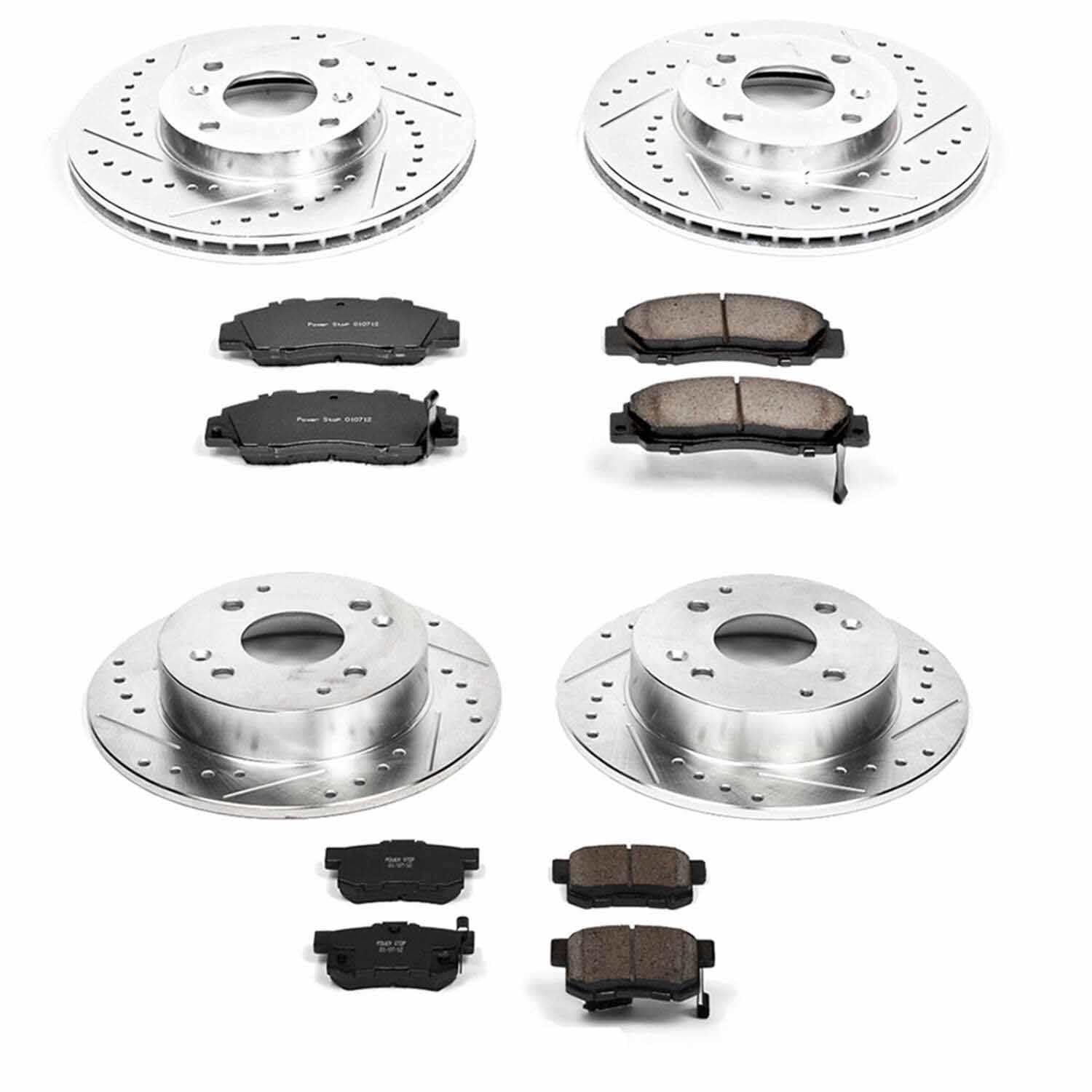 Power Stop 98-99 Acura CL Front & Rear Z23 Evolution Sport Brake Kit