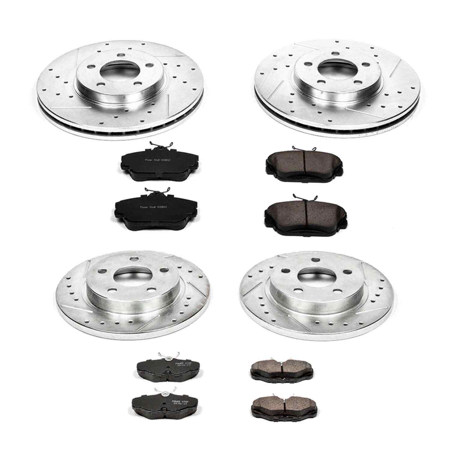 Power Stop 96-99 Ford Taurus Front & Rear Z23 Evolution Sport Brake Kit