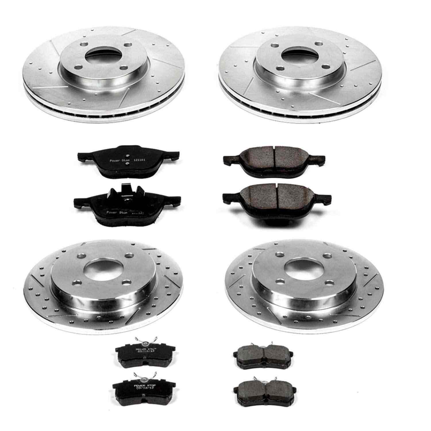 Power Stop 05-07 Ford Focus Front & Rear Z23 Evolution Sport Brake Kit
