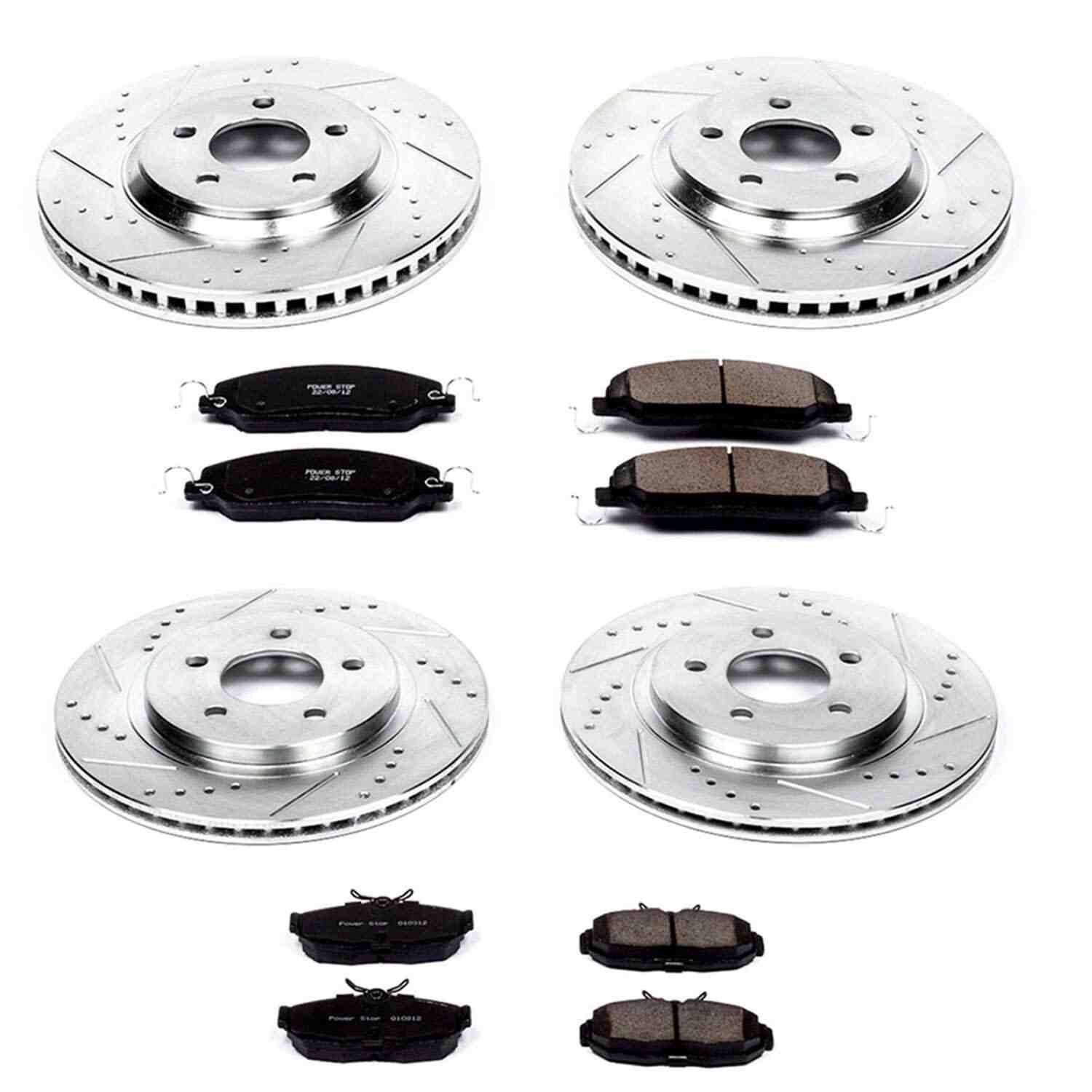 Power Stop 05-10 Ford Mustang Front & Rear Z23 Evolution Sport Brake Kit