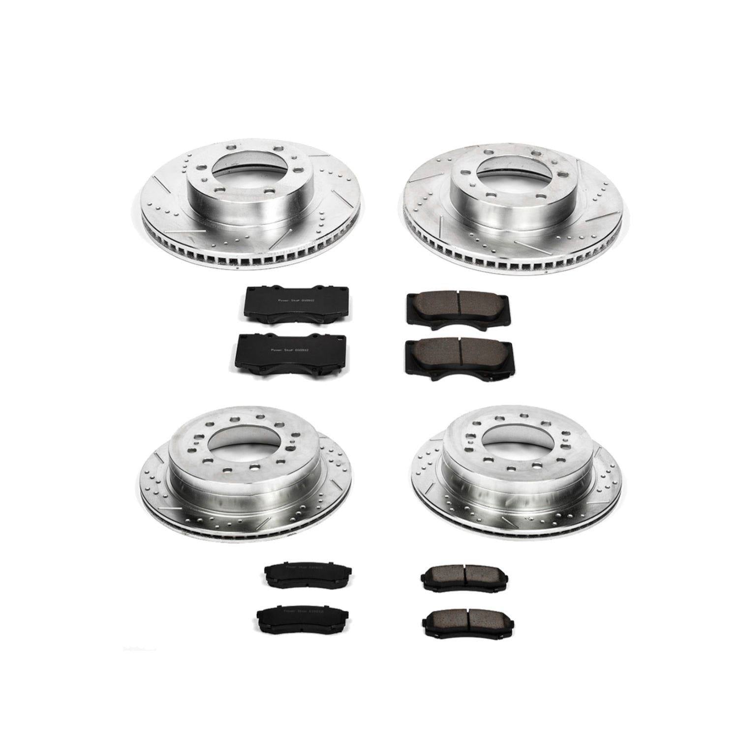 Power Stop 03-09 Toyota 4Runner Front & Rear Z23 Evolution Sport Brake Kit