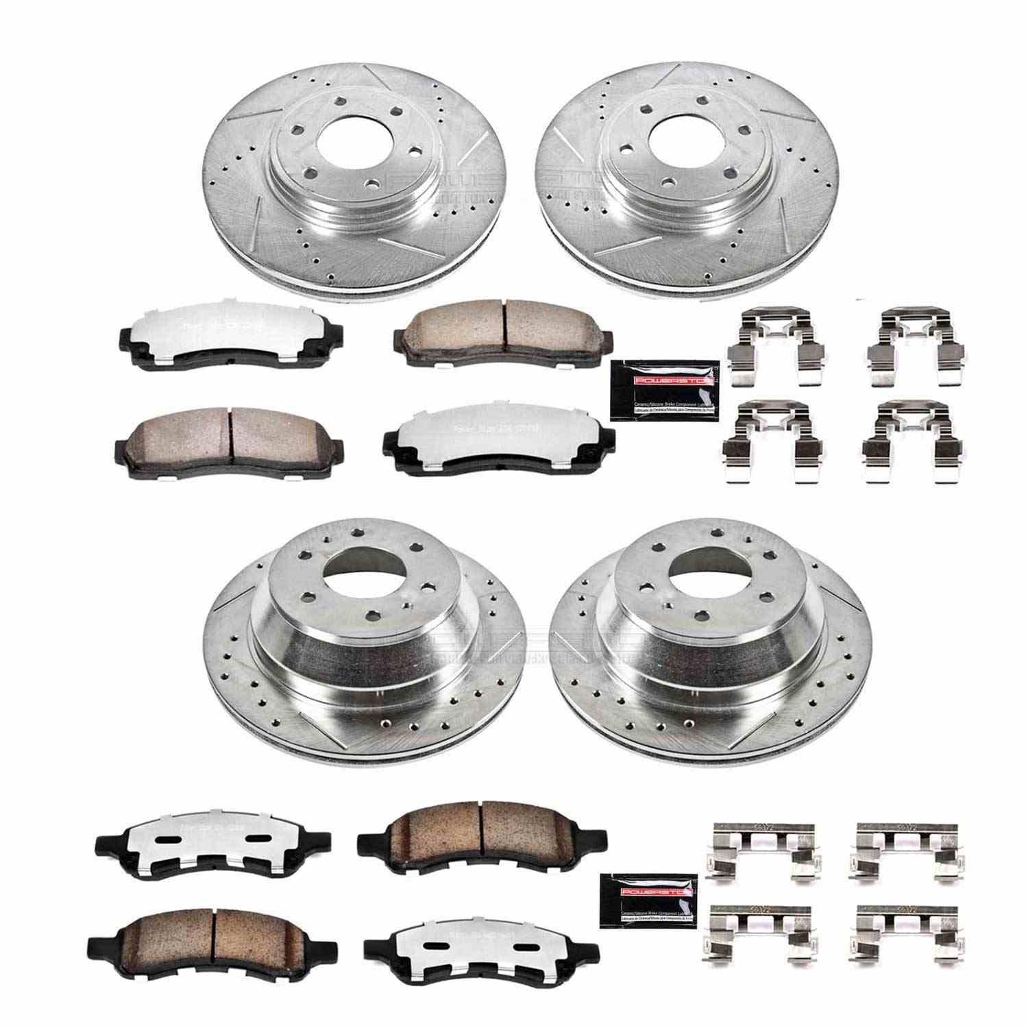 Power Stop 06-09 Chevrolet Trailblazer Front & Rear Z36 Truck & Tow Brake Kit
