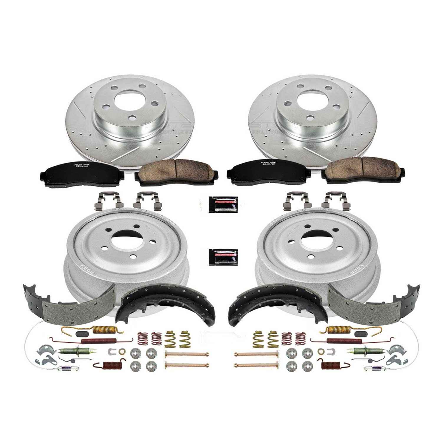 Power Stop 03-09 Ford Ranger Front & Rear Z23 Evolution Sport Brake Kit