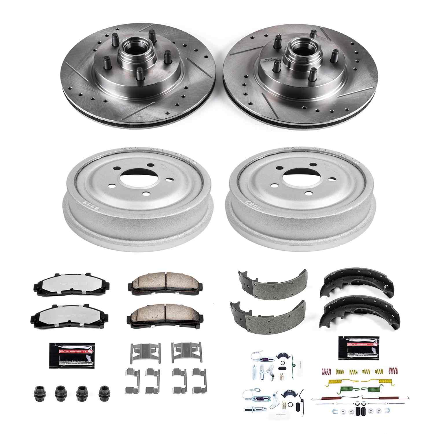 Power Stop 98-02 Ford Ranger Front & Rear Z36 Truck & Tow Brake Kit
