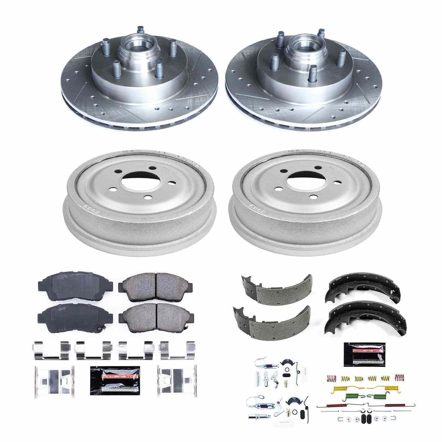 Power Stop 98-02 Ford Ranger Front & Rear Z23 Evolution Sport Brake Kit