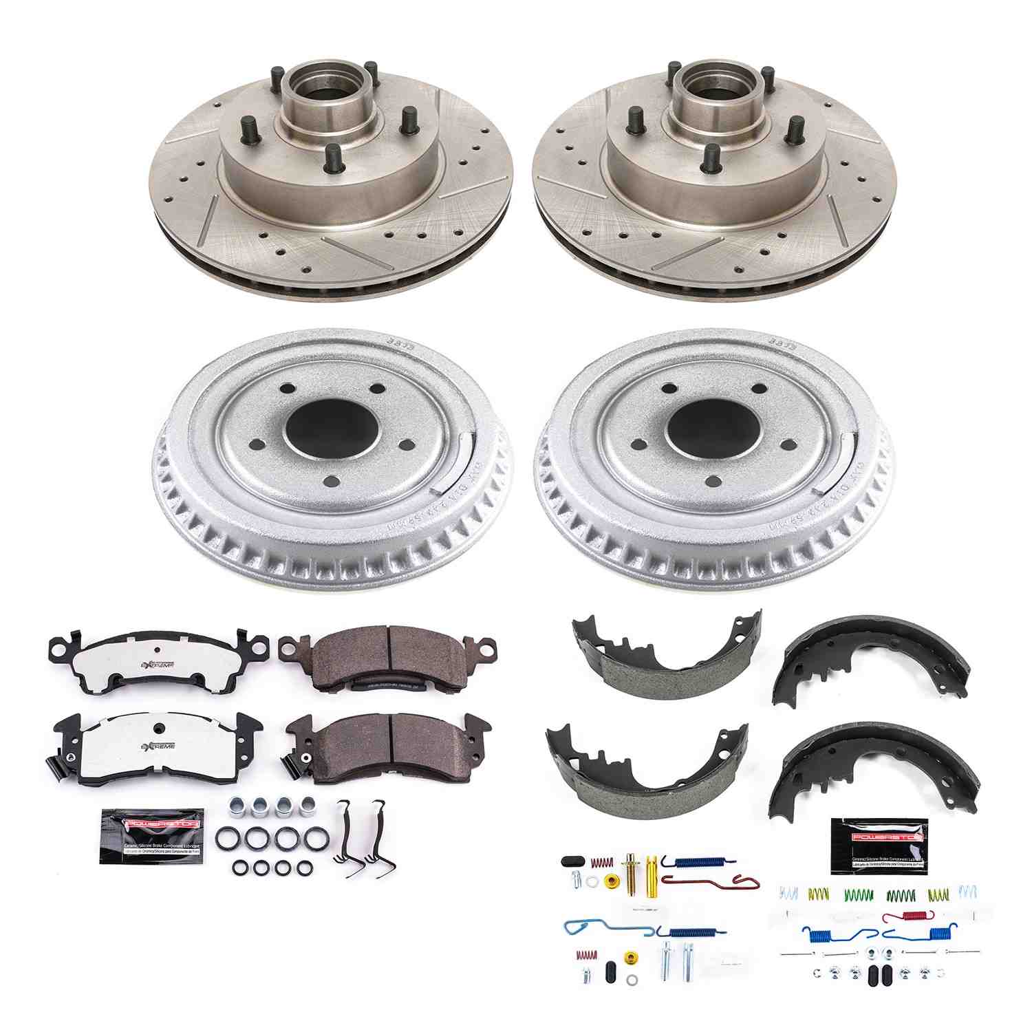 Power Stop 1985 Buick Electra Front & Rear Z26 Street Warrior Brake Kit