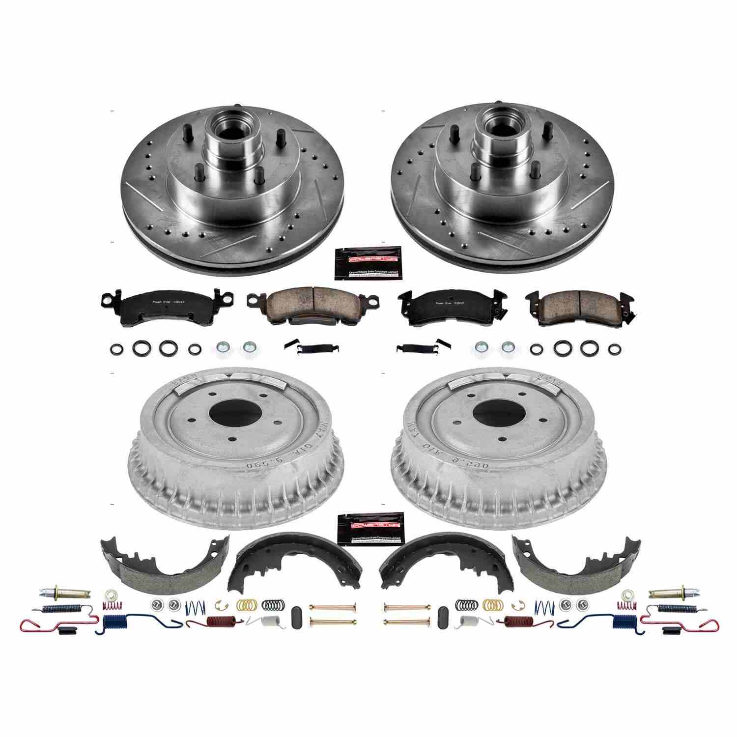 Power Stop 1975 Buick Skylark Front & Rear Z23 Evolution Sport Brake Kit