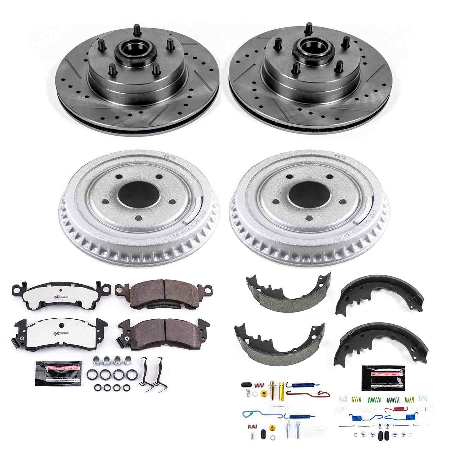 Power Stop 70-72 Buick GS Front & Rear Z26 Street Warrior Brake Kit