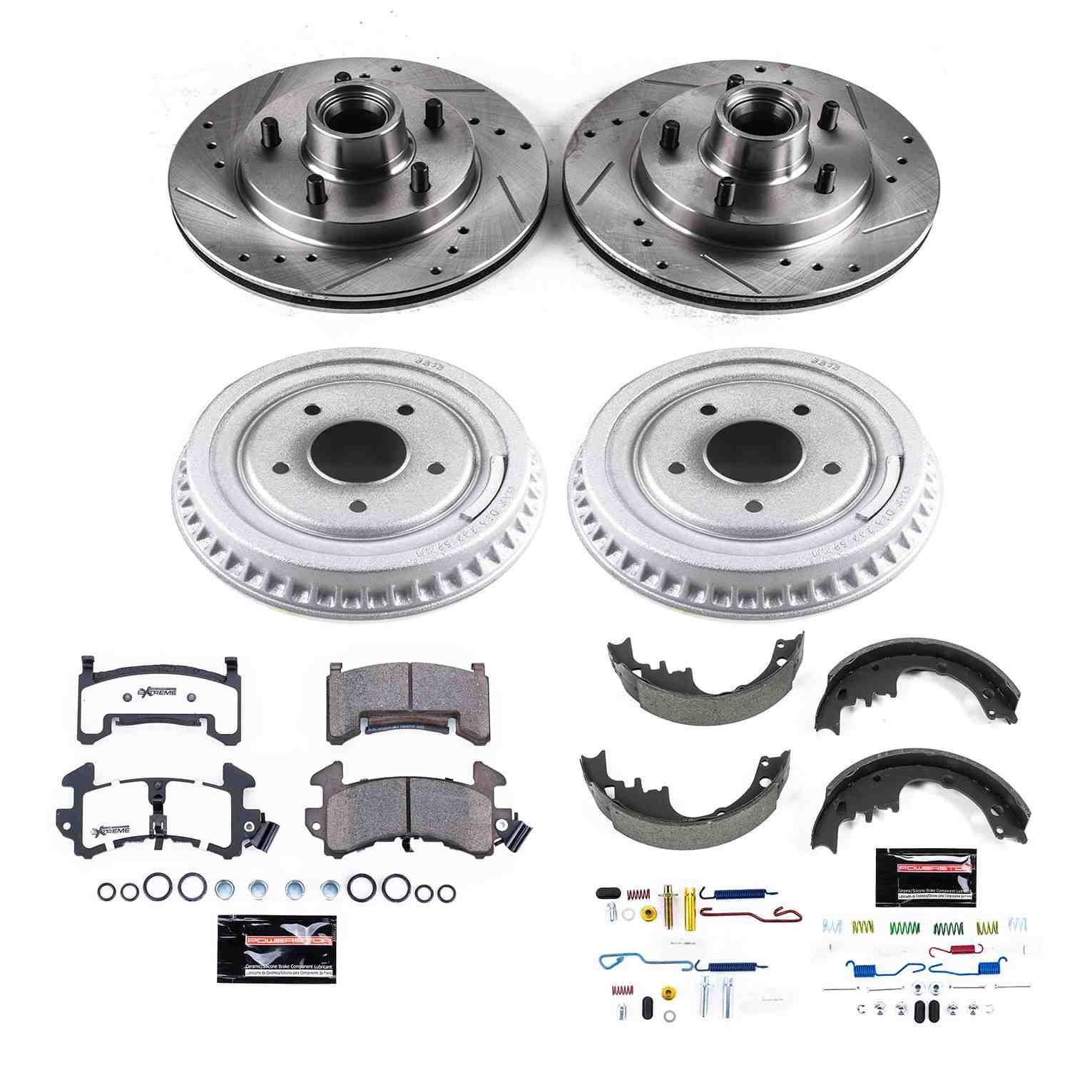 Power Stop 87-88 Chevrolet LLV Front & Rear Z26 Street Warrior Brake Kit