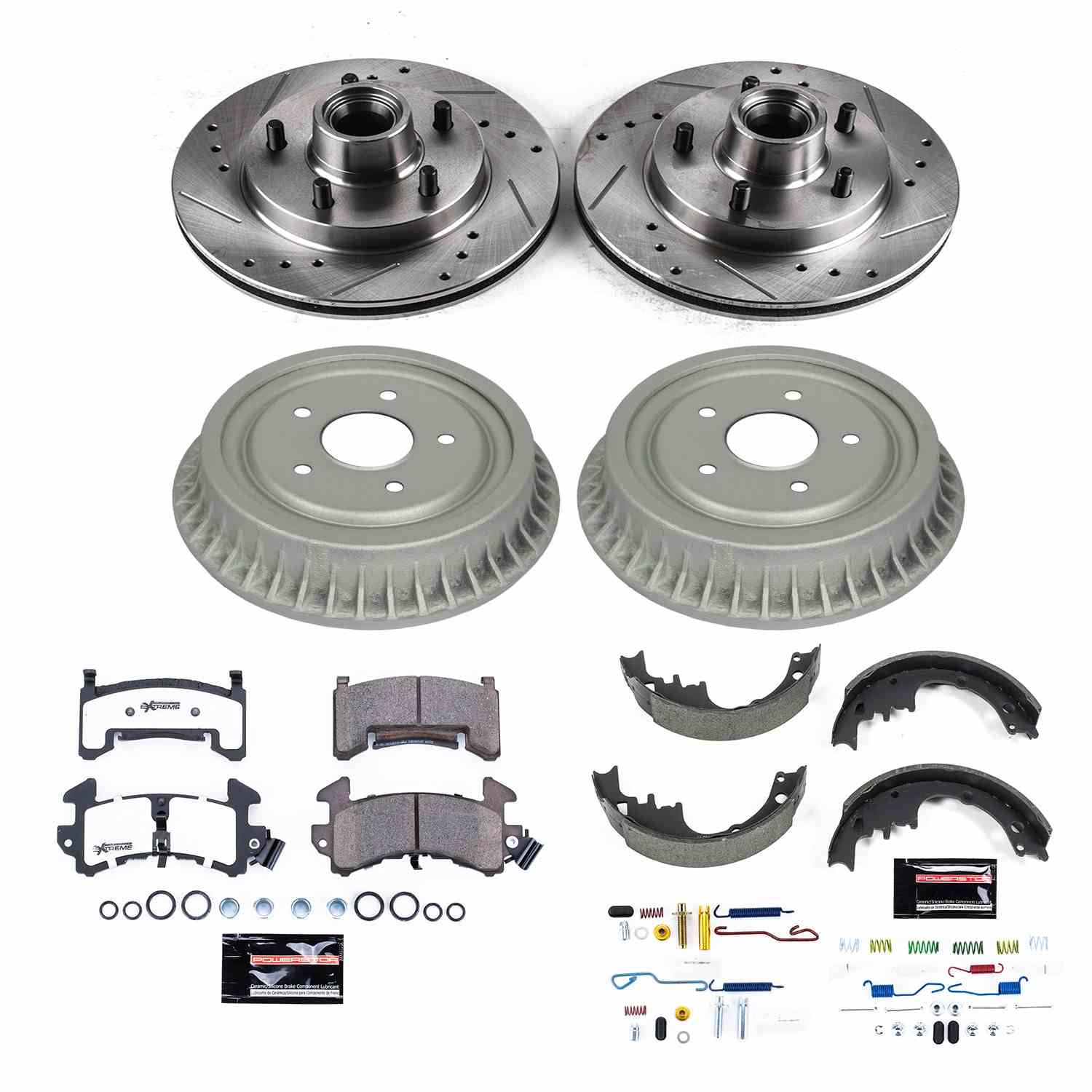 Power Stop 87-91 Chevrolet LLV Front & Rear Z26 Street Warrior Brake Kit