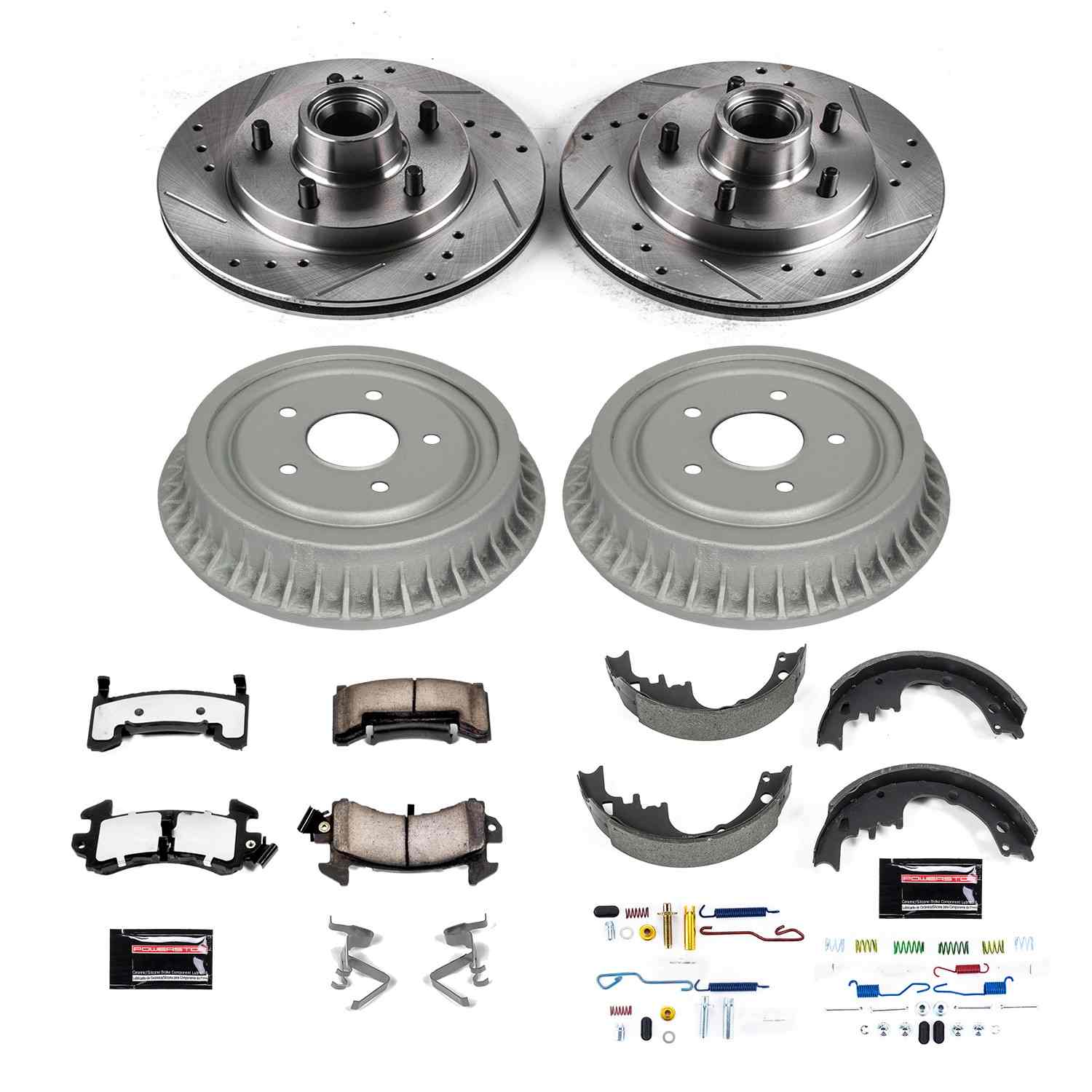 Power Stop 87-91 Chevrolet LLV Front & Rear Z36 Truck & Tow Brake Kit
