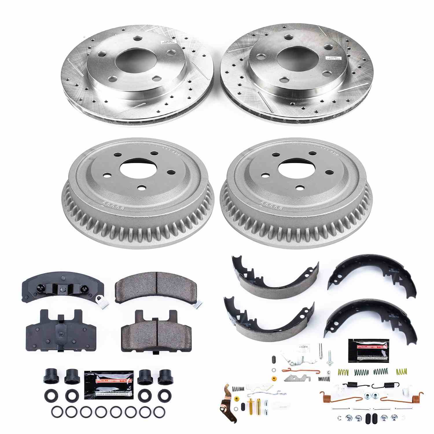 Power Stop 94-99 Dodge Ram 1500 Front & Rear Z23 Evolution Sport Brake Kit