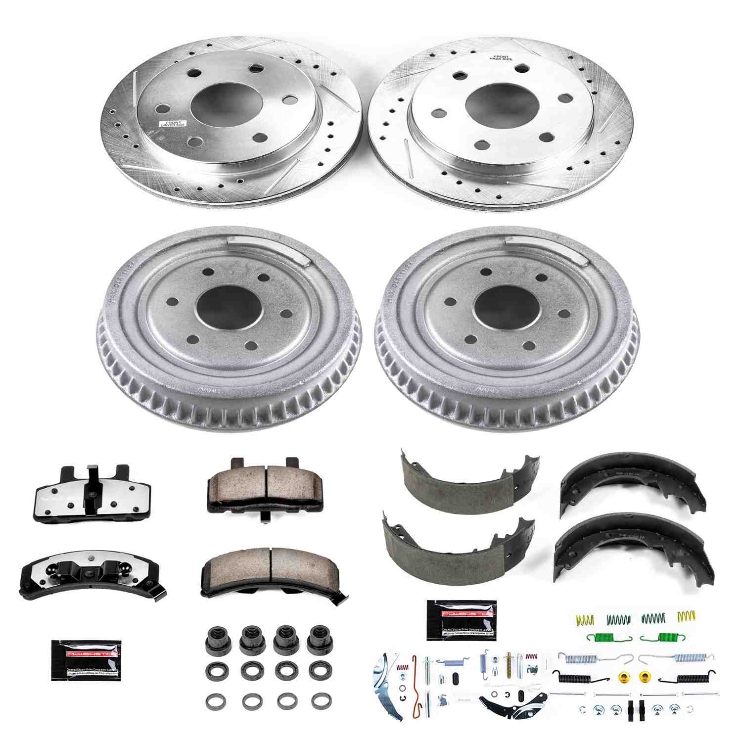Power Stop 99-00 Cadillac Escalade Front & Rear Z36 Truck & Tow Brake Kit