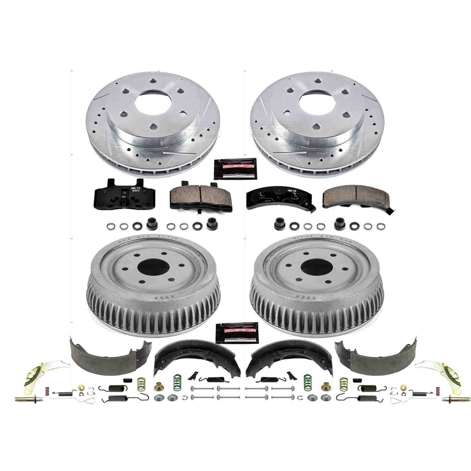 Power Stop 99-00 Cadillac Escalade Front & Rear Z23 Evolution Sport Brake Kit