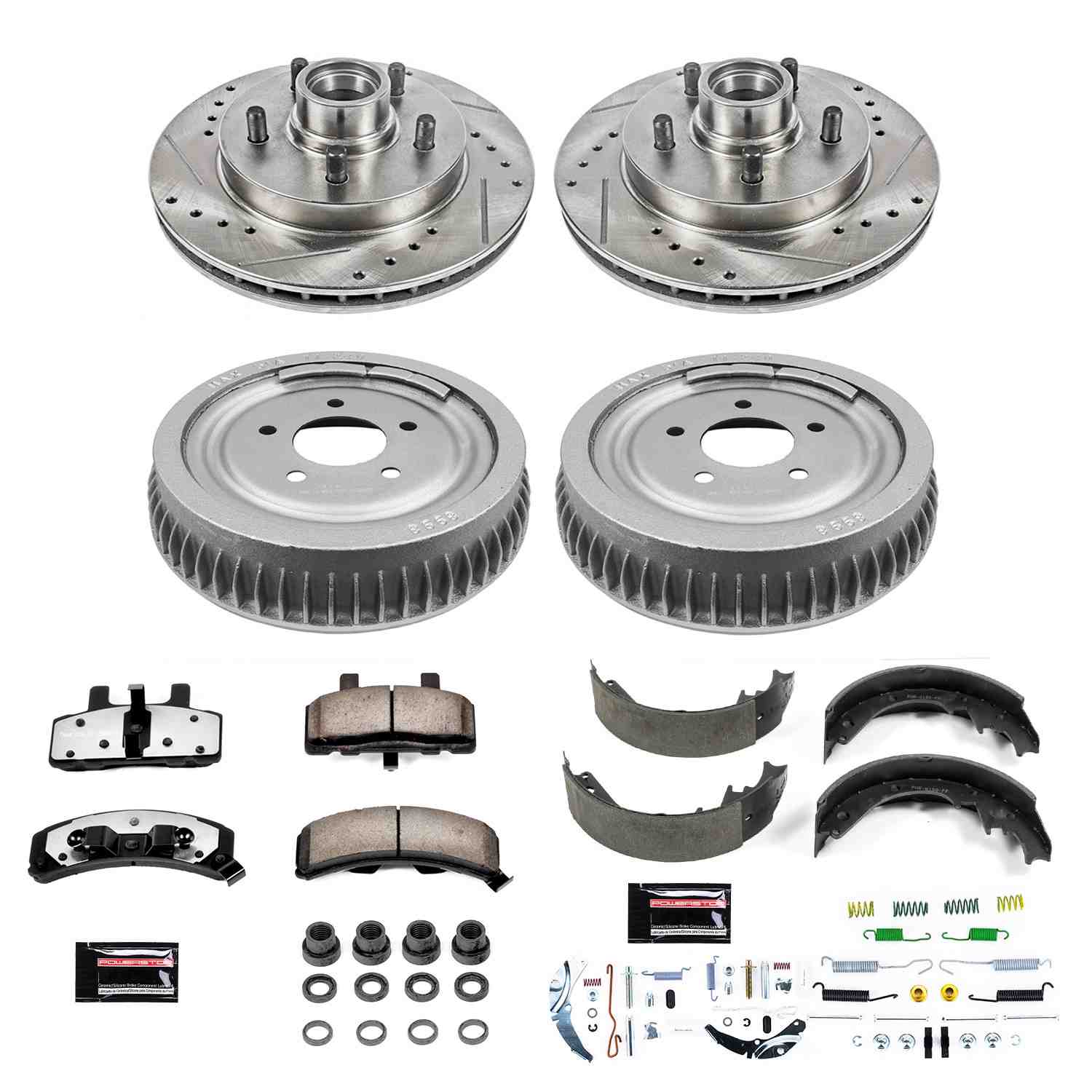 Power Stop 96-02 Chevrolet Express 1500 Front & Rear Z36 Truck & Tow Brake Kit
