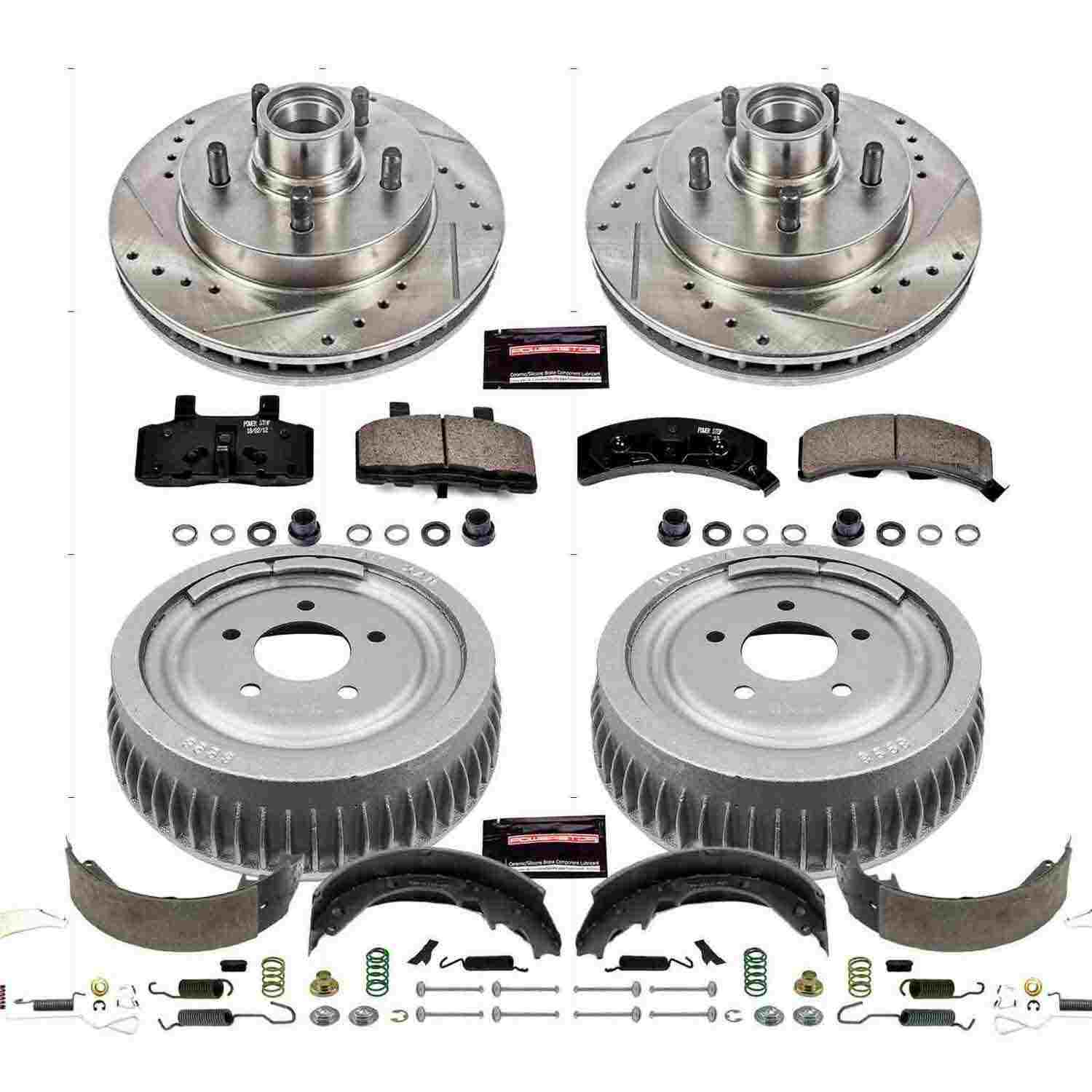 Power Stop 96-02 Chevrolet Express 1500 Front & Rear Z23 Evolution Sport Brake Kit