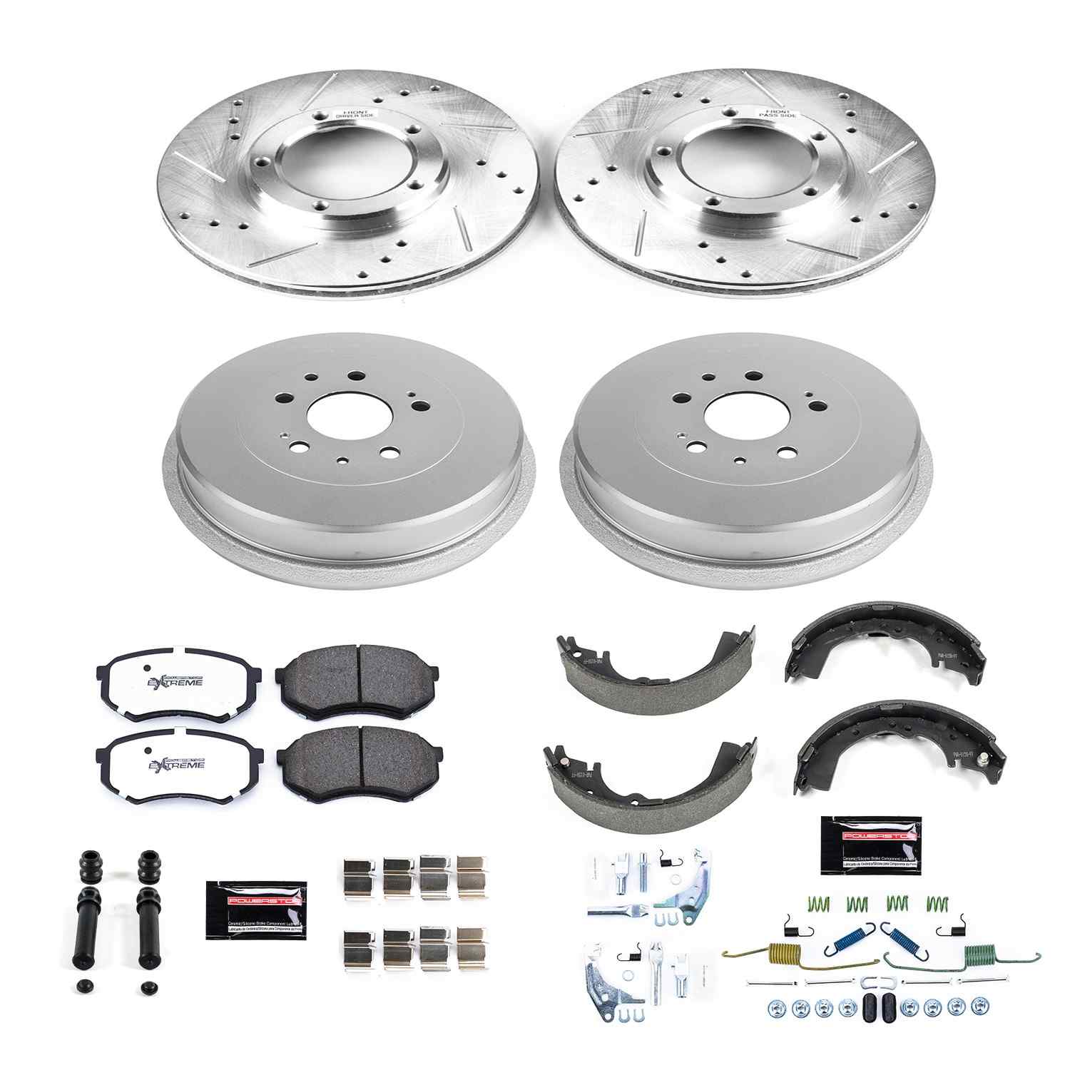 Power Stop 95-04 Toyota Tacoma Front & Rear Z36 Truck & Tow Brake Kit