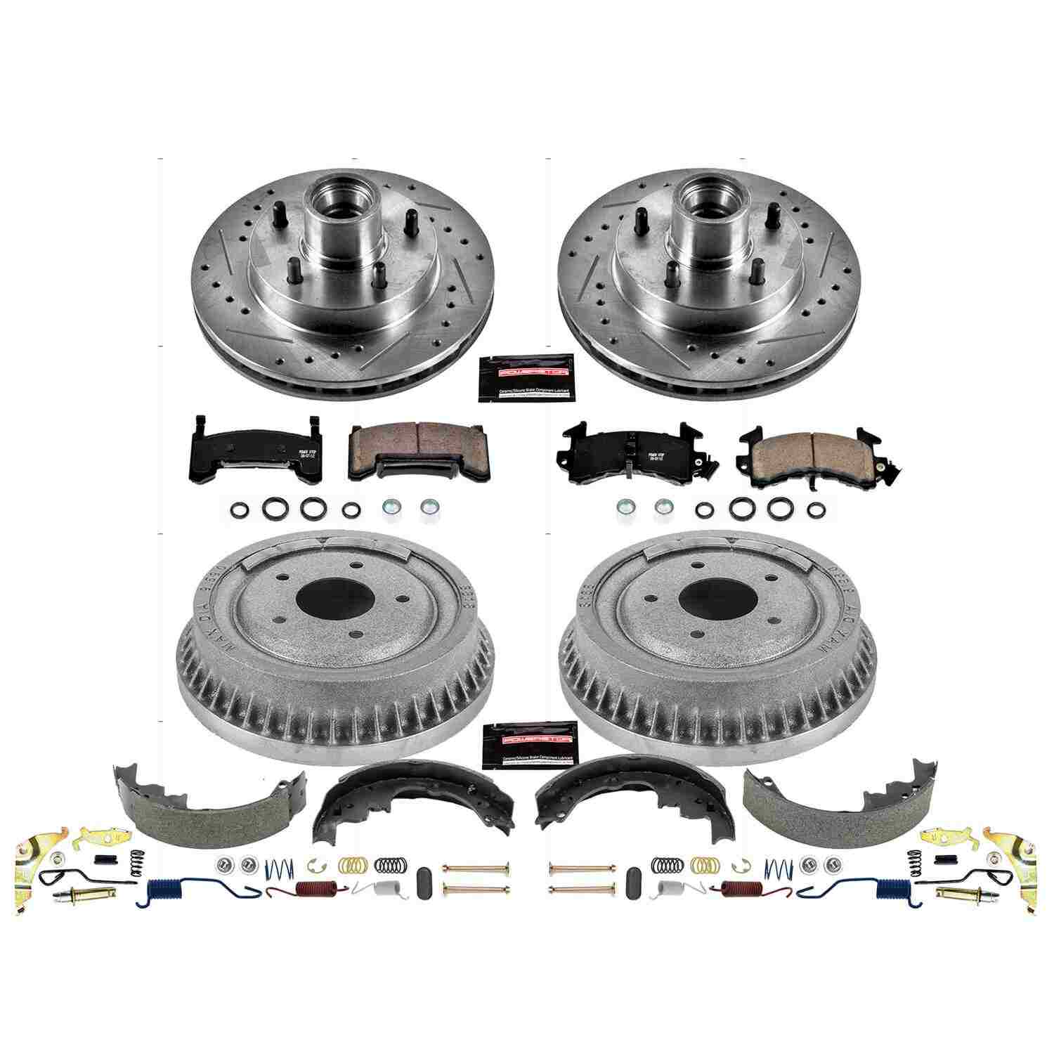 Power Stop 79-81 Buick Century Front & Rear Z23 Evolution Sport Brake Kit