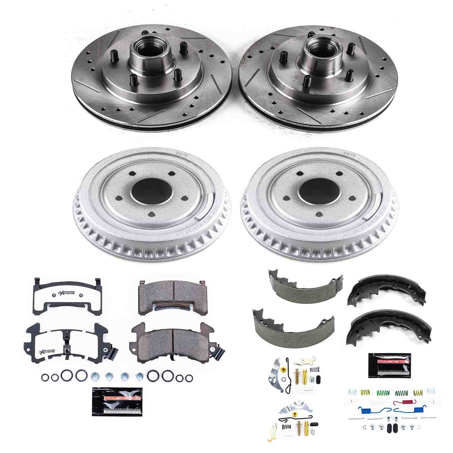 Power Stop 82-83 Buick Regal Front & Rear Z26 Street Warrior Brake Kit