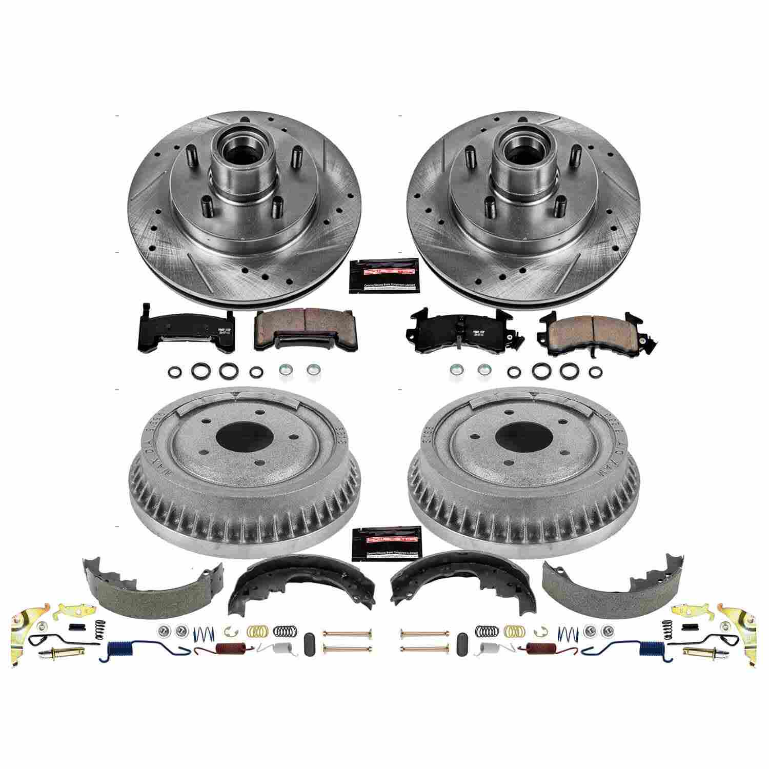Power Stop 82-83 Buick Regal Front & Rear Z23 Evolution Sport Brake Kit