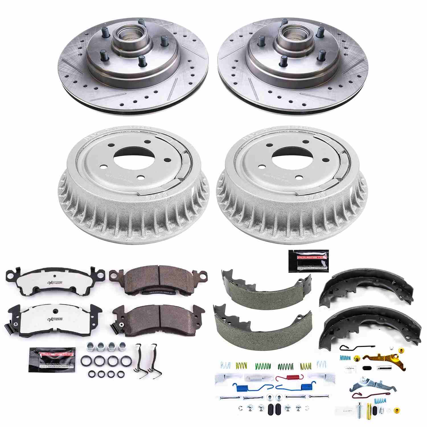 Power Stop 90-93 Chevrolet Astro Front & Rear Z26 Street Warrior Brake Kit