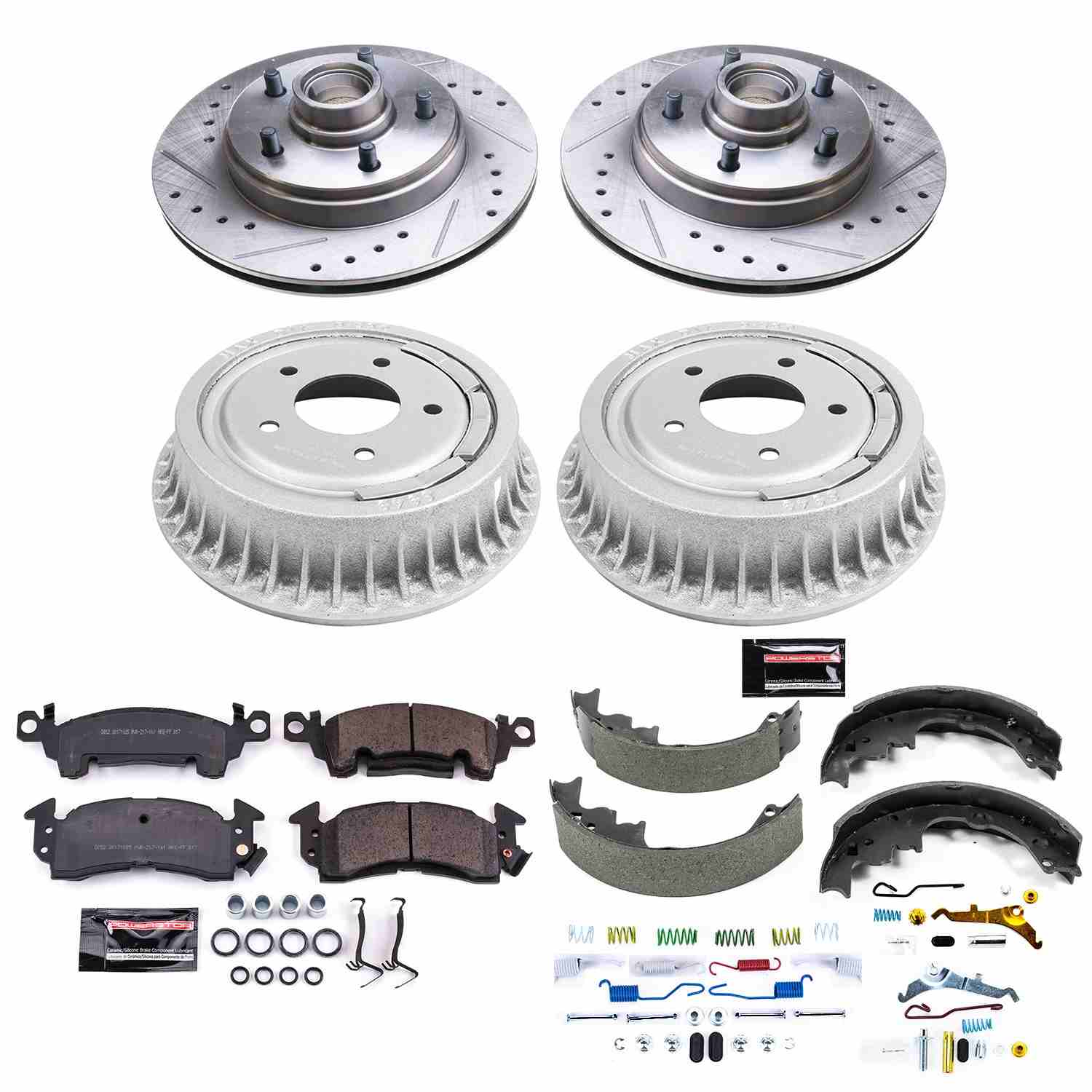Power Stop 90-93 Chevrolet Astro Front & Rear Z23 Evolution Sport Brake Kit