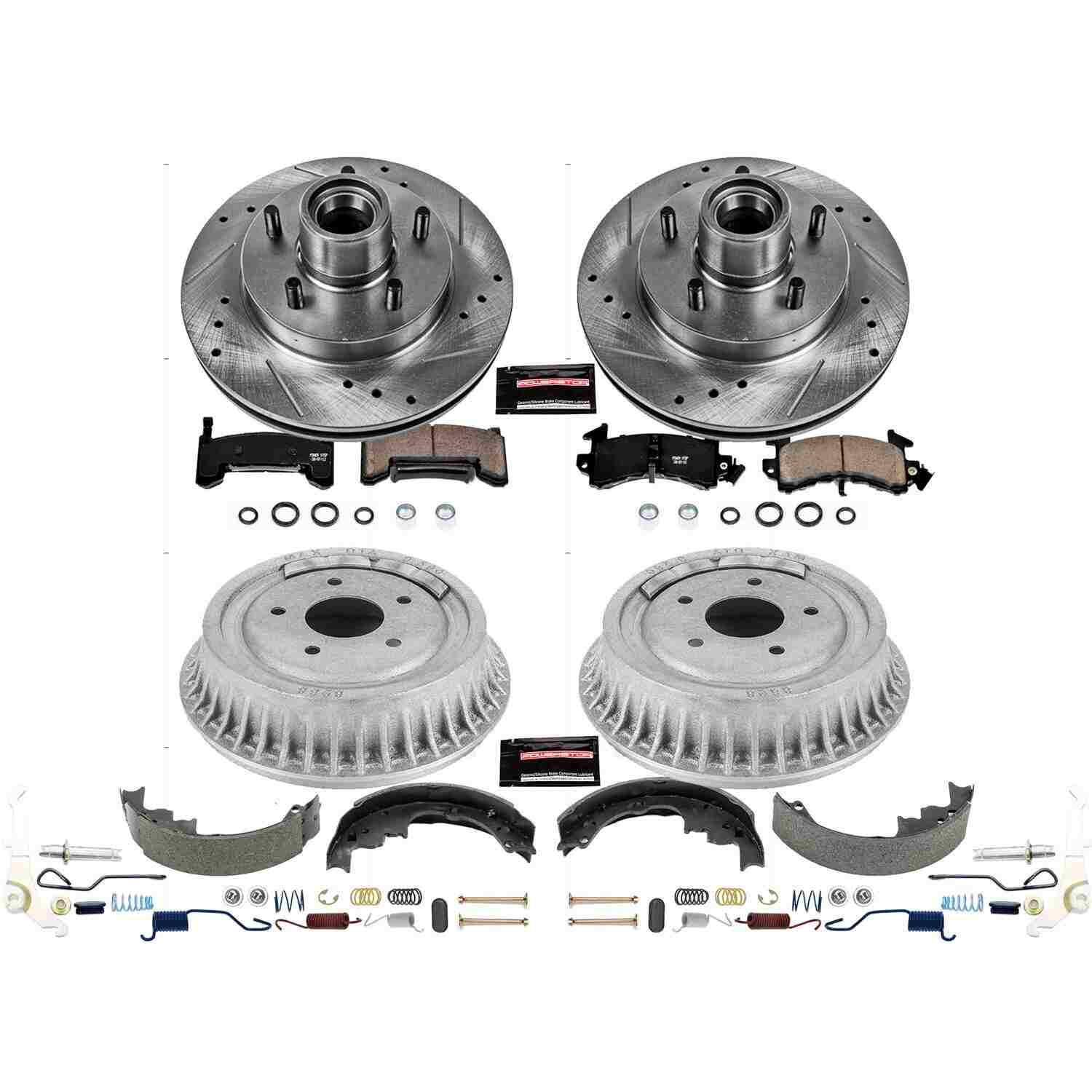 Power Stop 92-95 Chevrolet LLV Front & Rear Z23 Evolution Sport Brake Kit