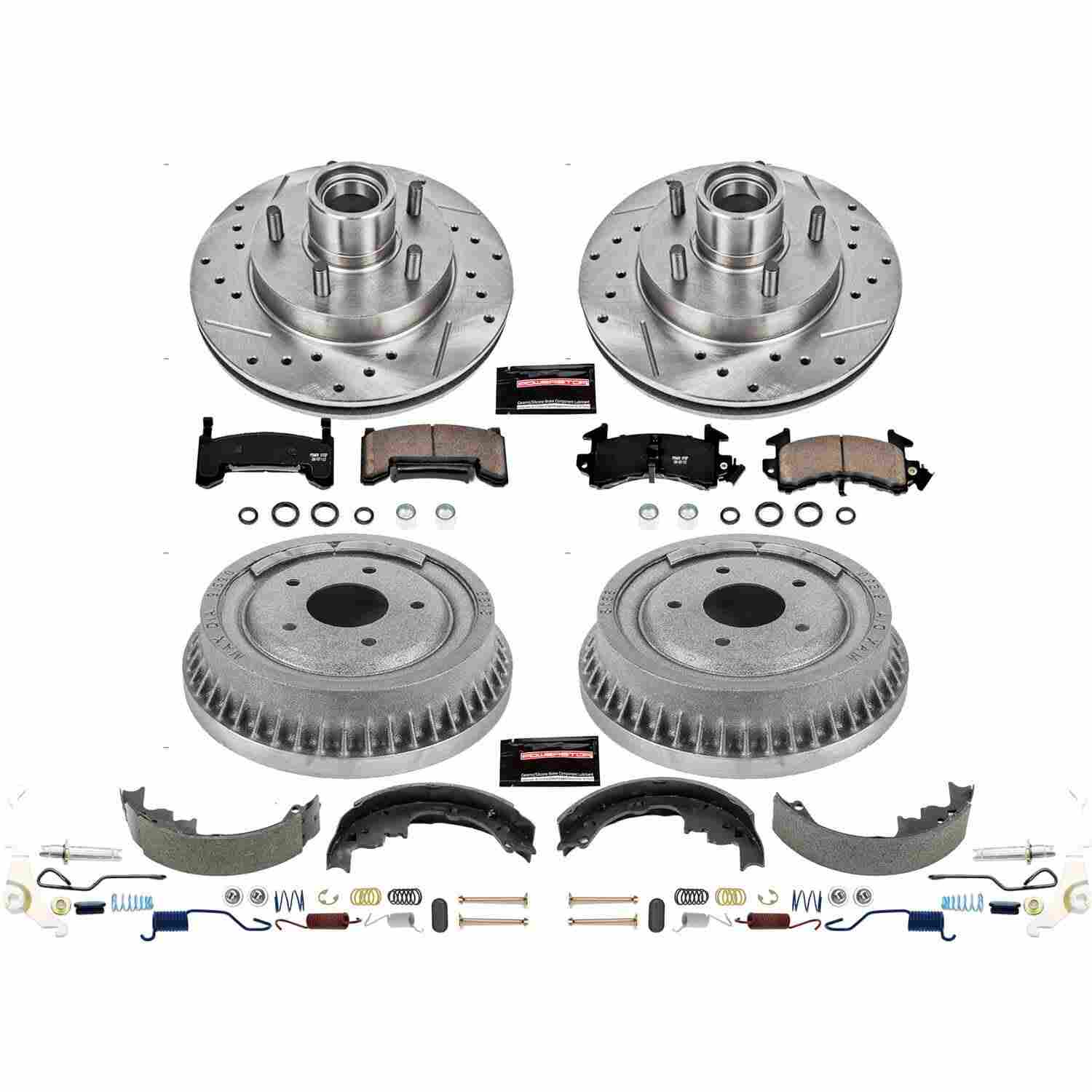 Power Stop 1991 Chevrolet S10 Blazer Front & Rear Z23 Evolution Sport Brake Kit