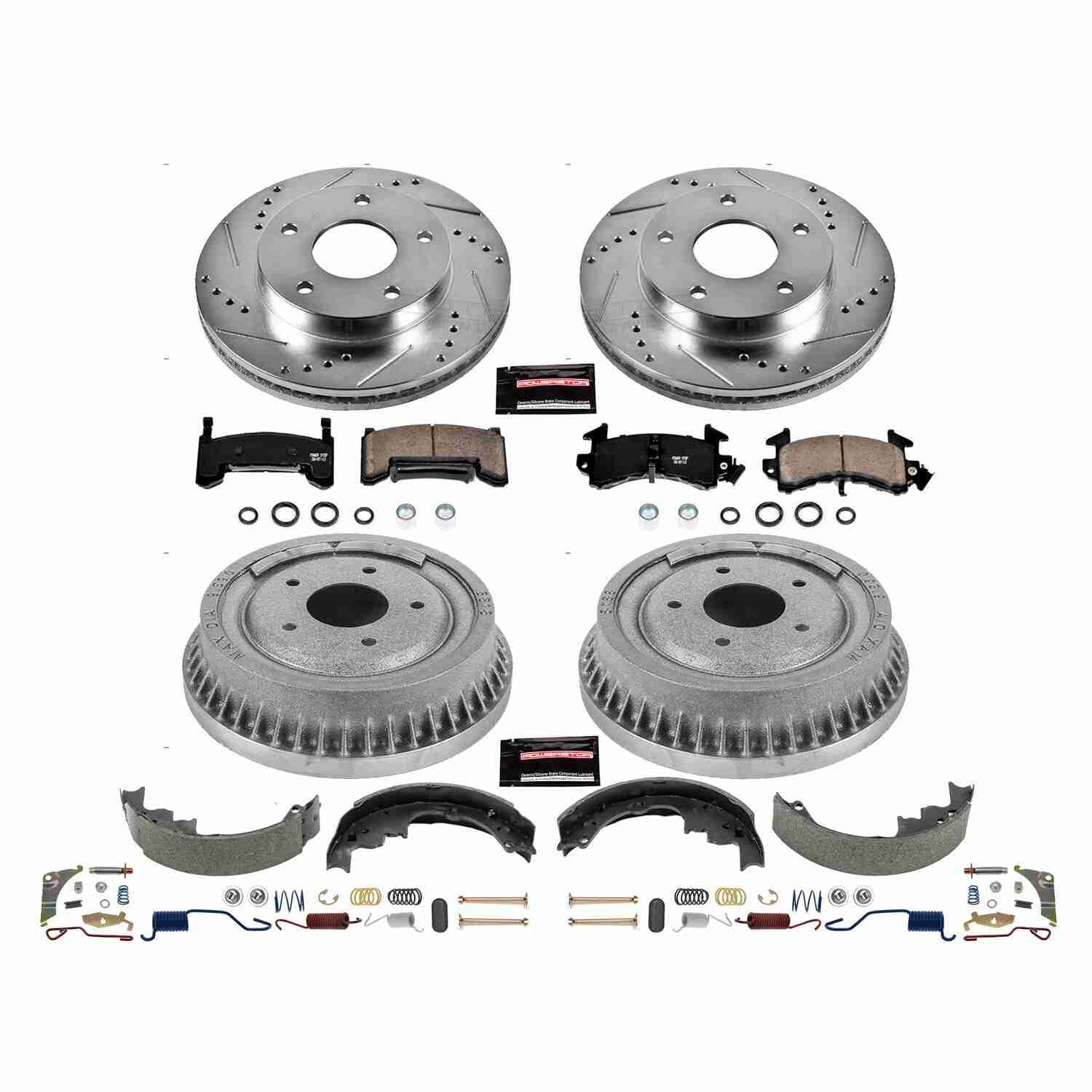 Power Stop 1984 GMC S15 Front & Rear Z23 Evolution Sport Brake Kit