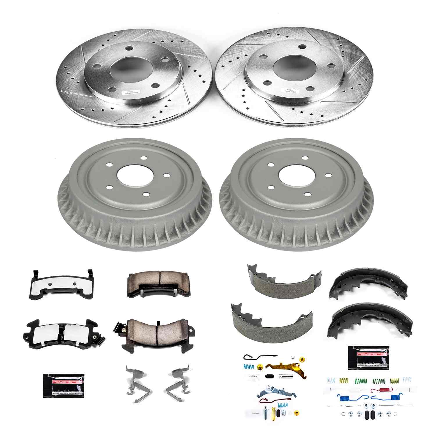 Power Stop 1991 GMC Syclone Front & Rear Z36 Truck & Tow Brake Kit